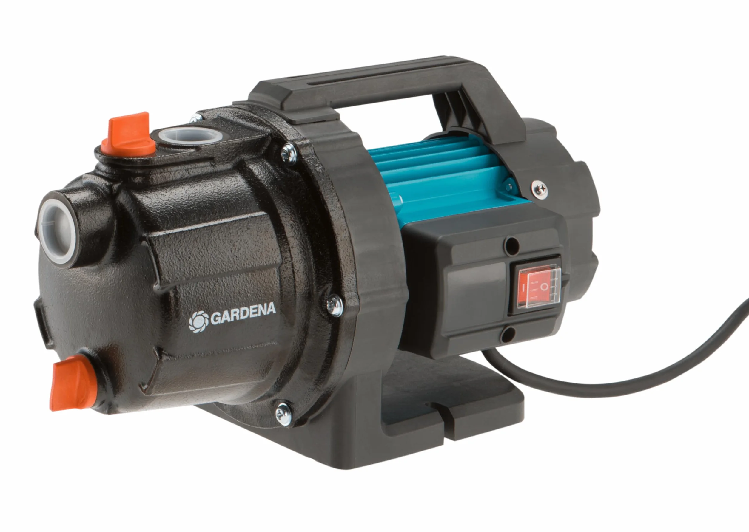 Gardena pompa ogrodowa 3700/4 Basic: Pompa nawadniająca o wydajności 3700 l/h, moc 800 W, trwała dzięki wałowi ze stali nierdzewnej, odlewanej obudowie, możliwość podłączenia zraszacza (9010-47)