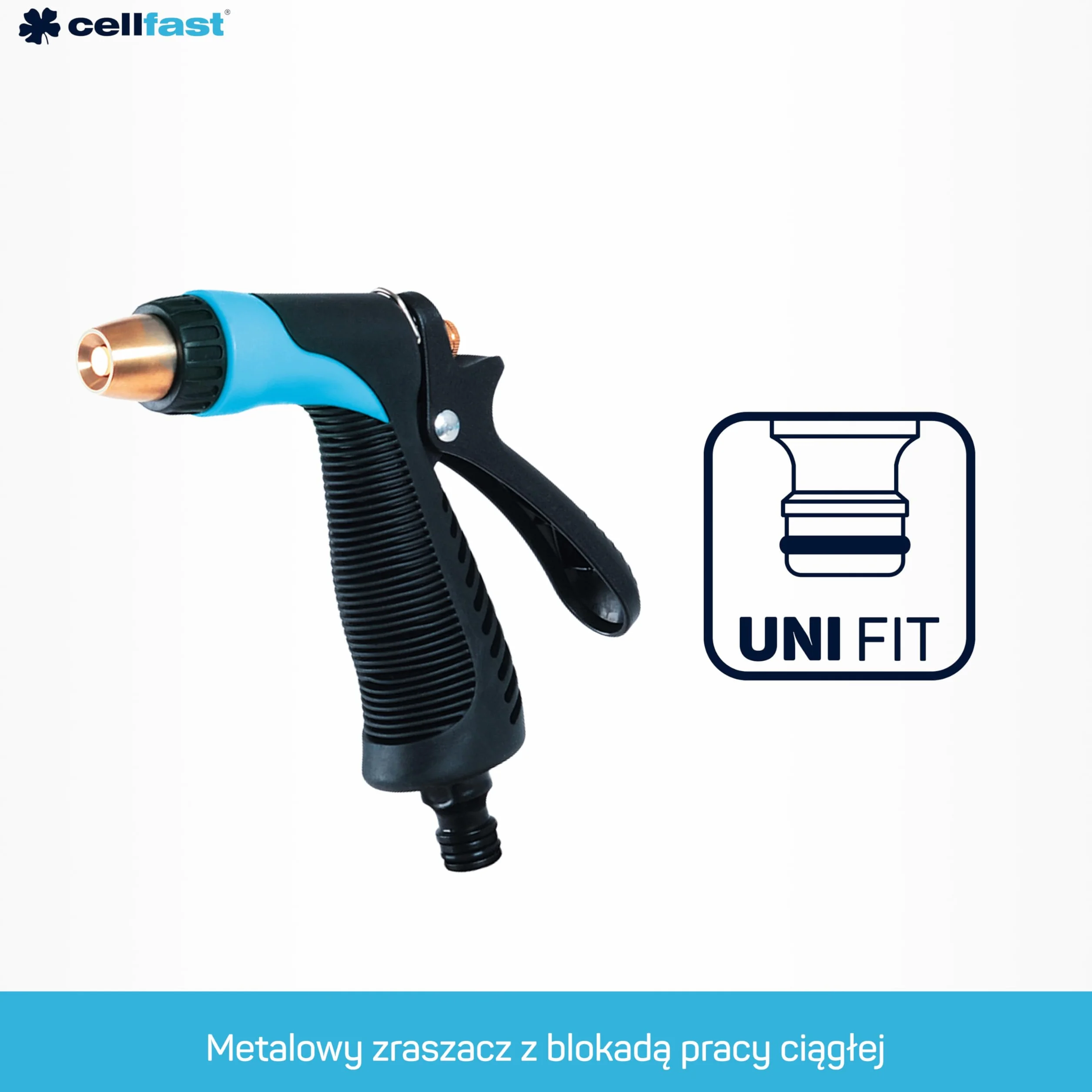 CELLFAST Zraszacz Pistoletowy Zraszacz Ogrodowy Do Trawnika Kwiatów Roślin Max Ideal