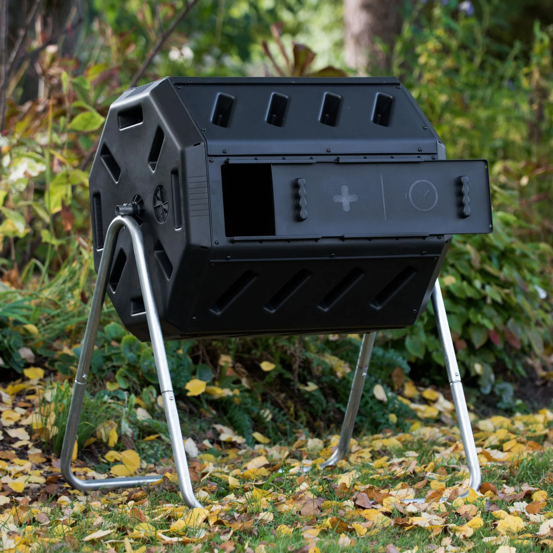 FCMP Outdoor IM4000 Dwukomorowy kompostownik bębnowy 140 l