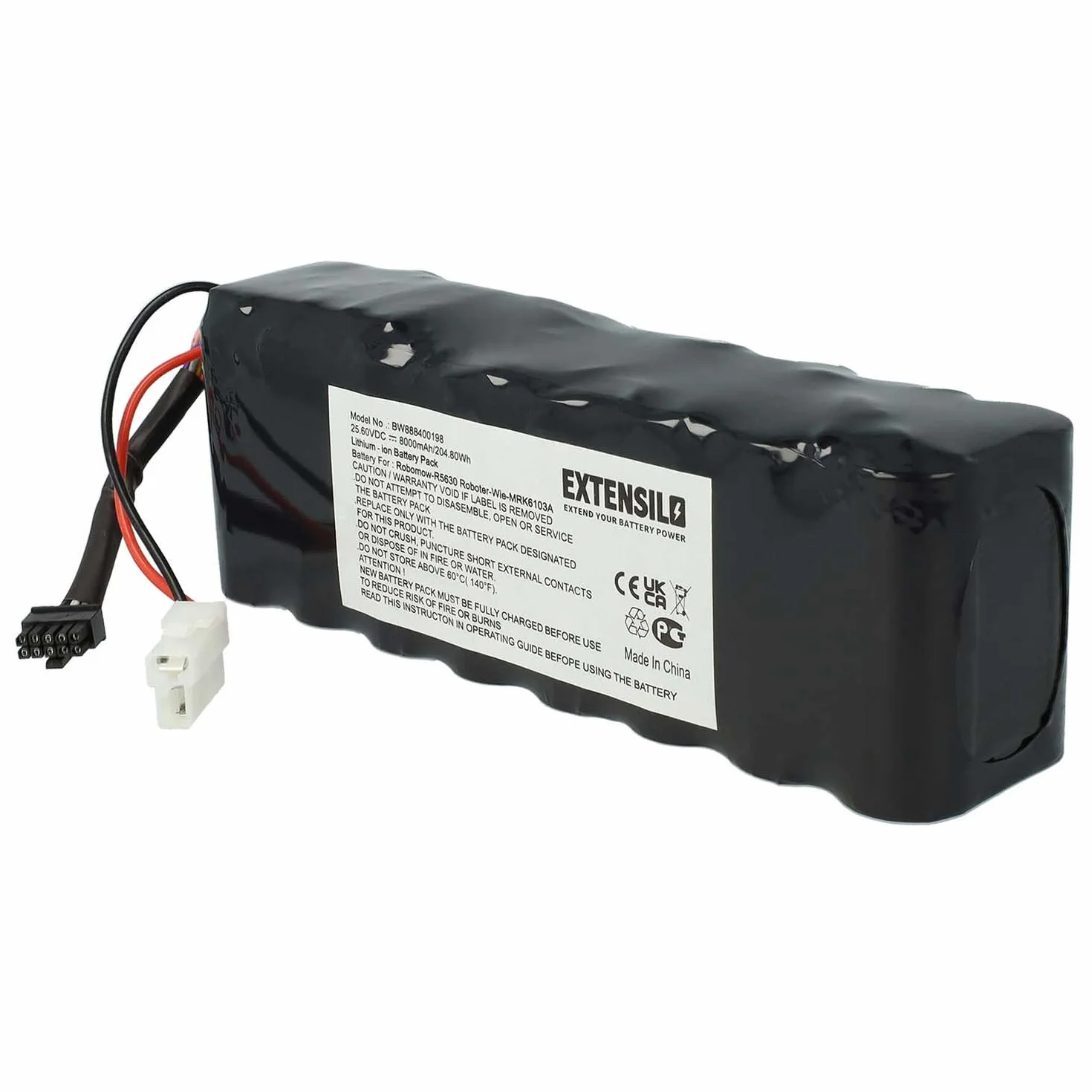 Akumulator zamienny 8000 mAh 25,6 V litowo-jonowy do kosiarek automatycznych BAT6000A BAT6000C BAT6001B
