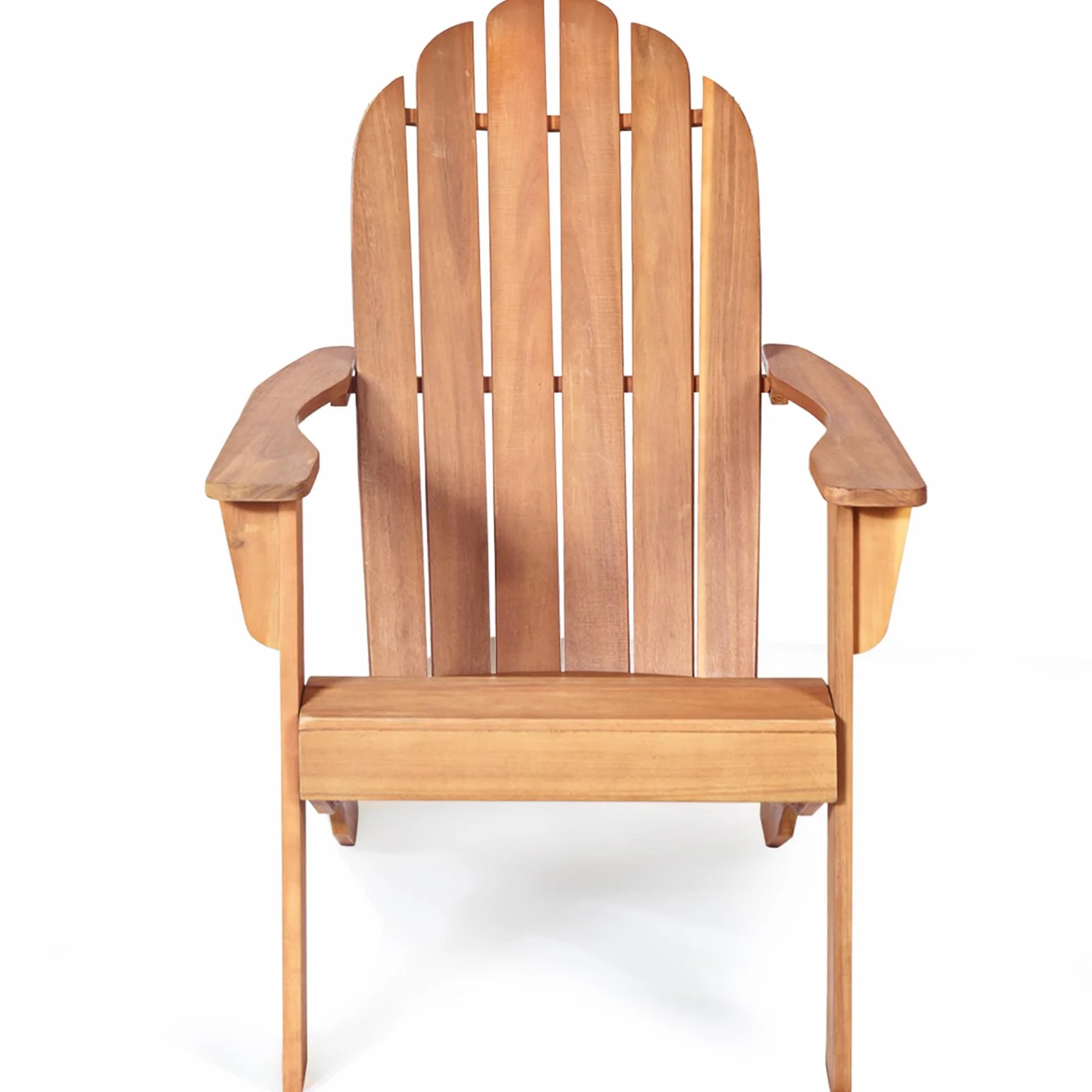 COSTWAY Adirondack krzesło ogrodowe z drewna akacjowego, fotel ogrodowy, nośność 160 kg