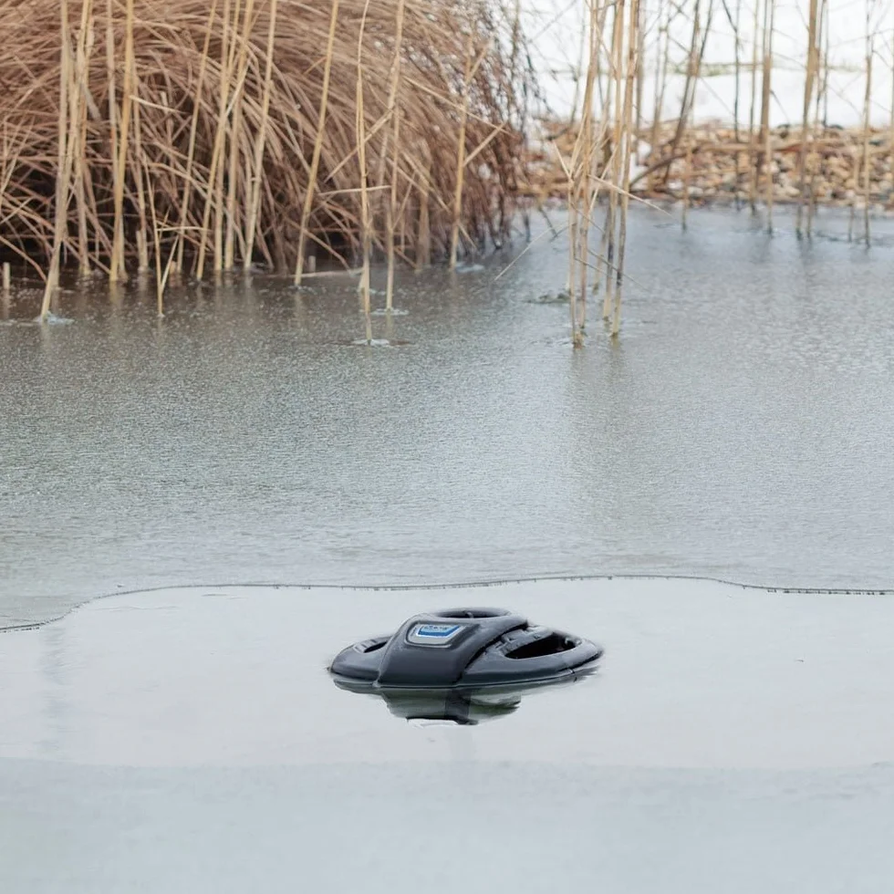 OASE 49992 IceFree 4 sezony – pompa bezlodowa do stawu wodnego i oczka wodnego do stawu ogrodowego, stawu rybnego, stawu koitowego zimą do -20°C