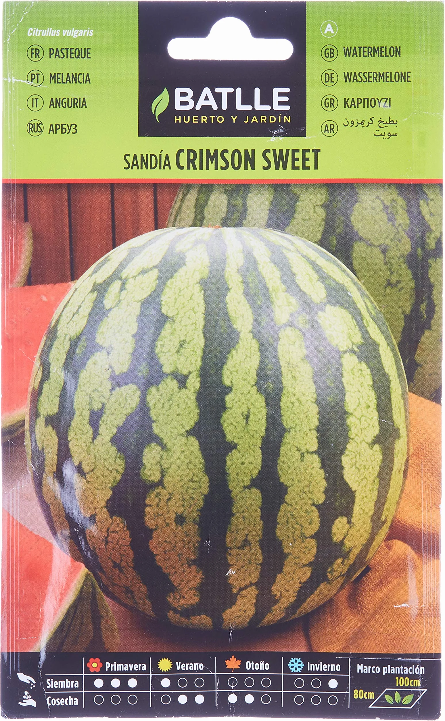 Batlle nasiona warzyw - arbuz Crimson sweet (160 nasion)