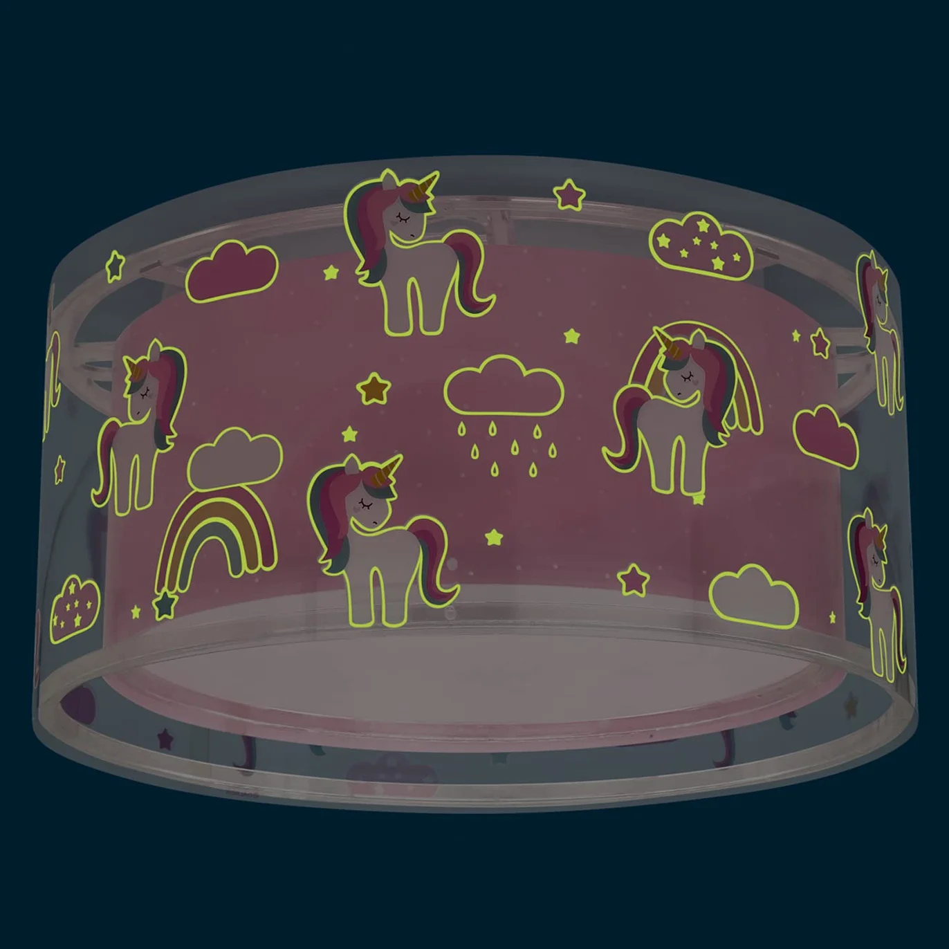 Dziecięca lampa sufitowa Dalber Unicorns Animals