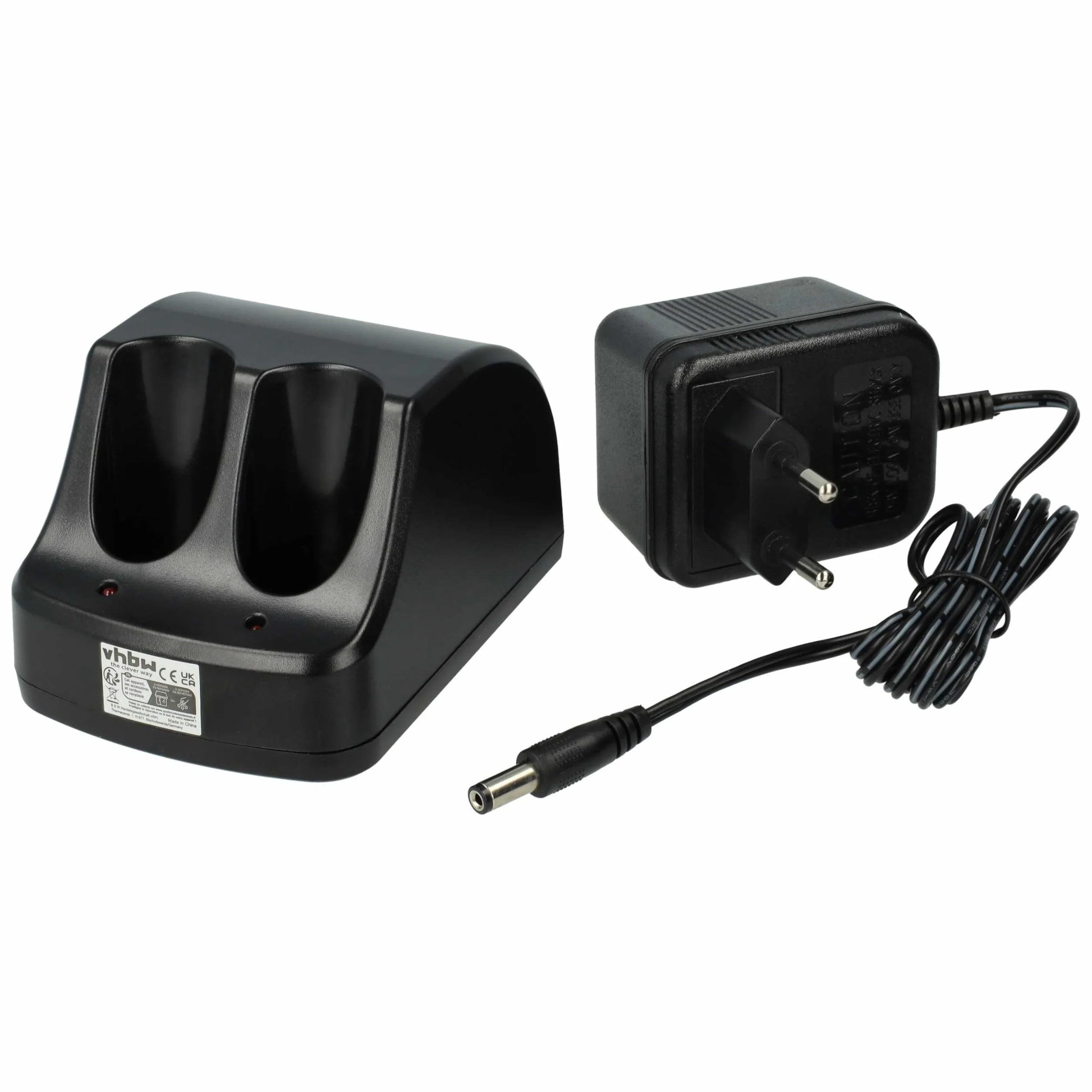 vhbw Ładowarka kompatybilna z Black & Decker Versapak VP100, VP110, VP130, VP130K, VP1800-A T1, VP2000, VP215-A T1, VP230 narzędzie NI-Cd, akumulatory NiMH