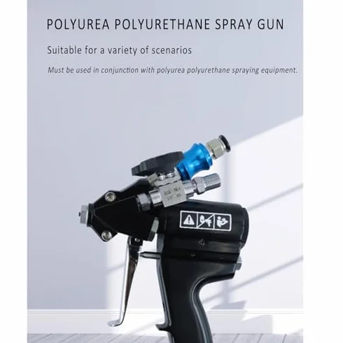 Wysokociśnieniowy pistolet natryskowy z pianki poliuretanowej, samoczyszczący pistolet do oczyszczania powietrza do paneli do nalewania zbiorników