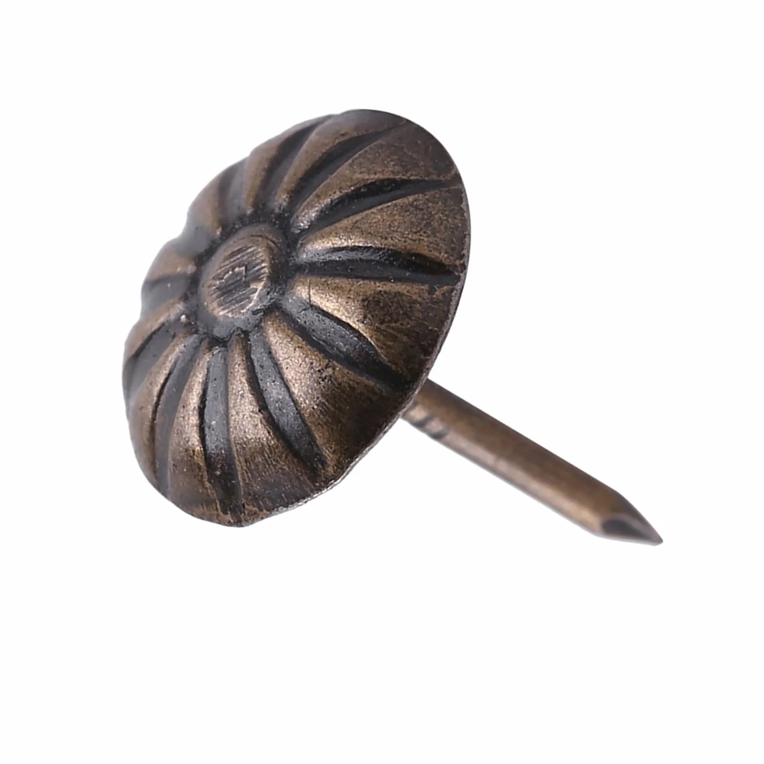 Gwoździe do Kciuków, 100 szt. Vintage Gwoździe Tapicerskie Gwoździe Gwoździe Tapicerskie Brąz Metalowa Zawieszka Meble Sofa Drzwi do Butów Dekoracyjne Tack Stud dla Domu (Zielony