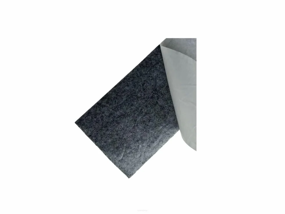 Bertoni Taśma filcowa samoprzylepna 2 cm × 1,5 m – szara, grubość 4 mm, 350 g/m² – mocna taśma ochronna z filcu do mebli, podłóg, drzwi i prac tapicerskich