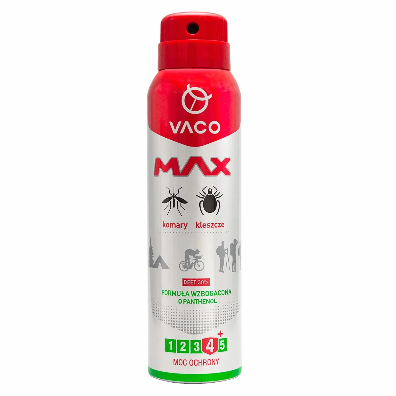 VACO Spray MAX na komary, kleszcze, meszki z PANTHENOLEM - 100 ml