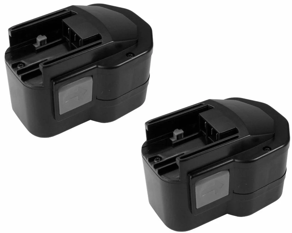 2 x wysokowydajny akumulator Ni-MH, 12 V/3300 mAh do Atlas Copco AEG Milwaukee LokTor P12PX P12TX S12PX S12TX BF12 System PBS3000 B12 BX12 BXS12 BXL12 P12P P12T BF12T 2 MX12 2 MXS12