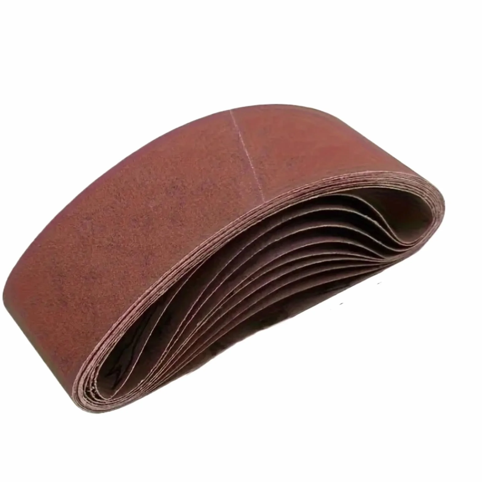 Pasy szlifierskie, Taśmy szlifierskie 10 szt. 533x75 mm 60-400 Ziarna do szlifierki taśmowej Polerowanie drewna i metalu(10pcs 240 Grit)
