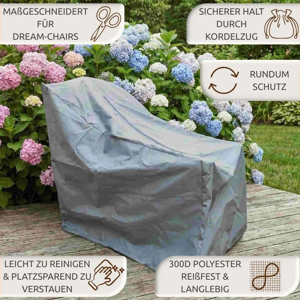 Original Dream-Chairs Pokrowiec ochronny na krzesło Adirondack Oxford wodoodporny oddychający odporny na zimę