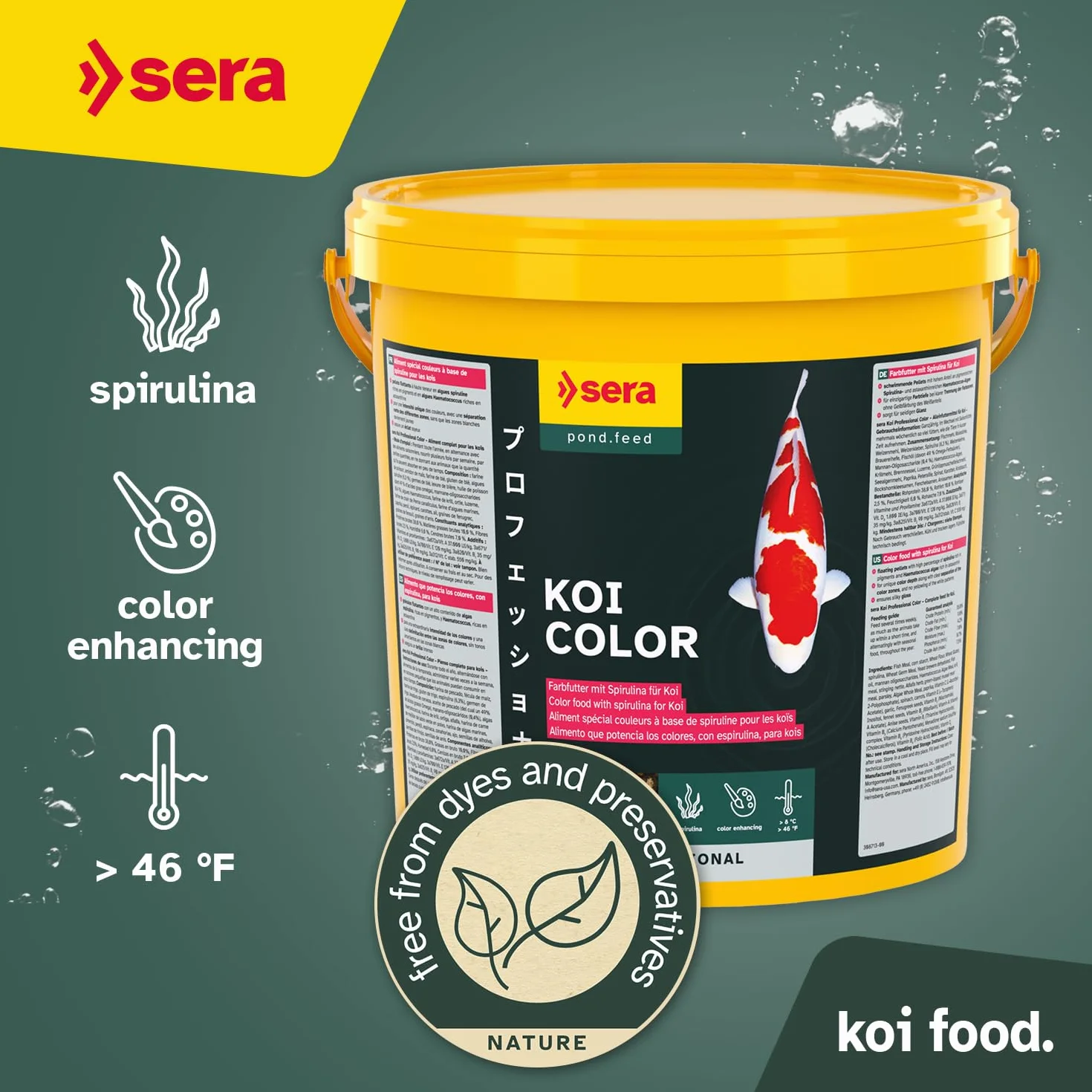 Sera Koi Professional Spirulina Farbfutter 7kg
