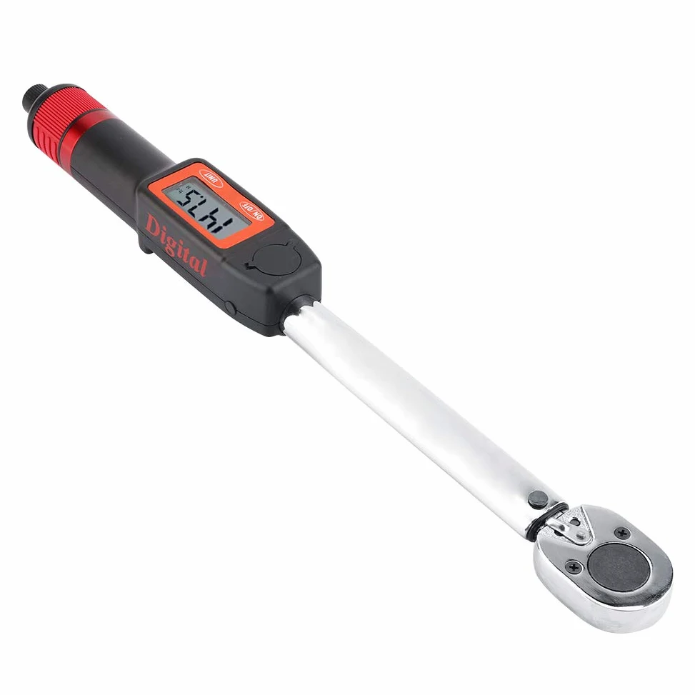 Rengue 1 Cyfrowy Klucz Dynamometryczny z Napędem 2 Cali, Klucz Zatrzaskowy z Podświetleniem LED, od 30 do 150 Ft Lb z konwersją Nm na Lb, Ergonomiczny Uchwyt do Napraw Samochodów i Użytku Domowego