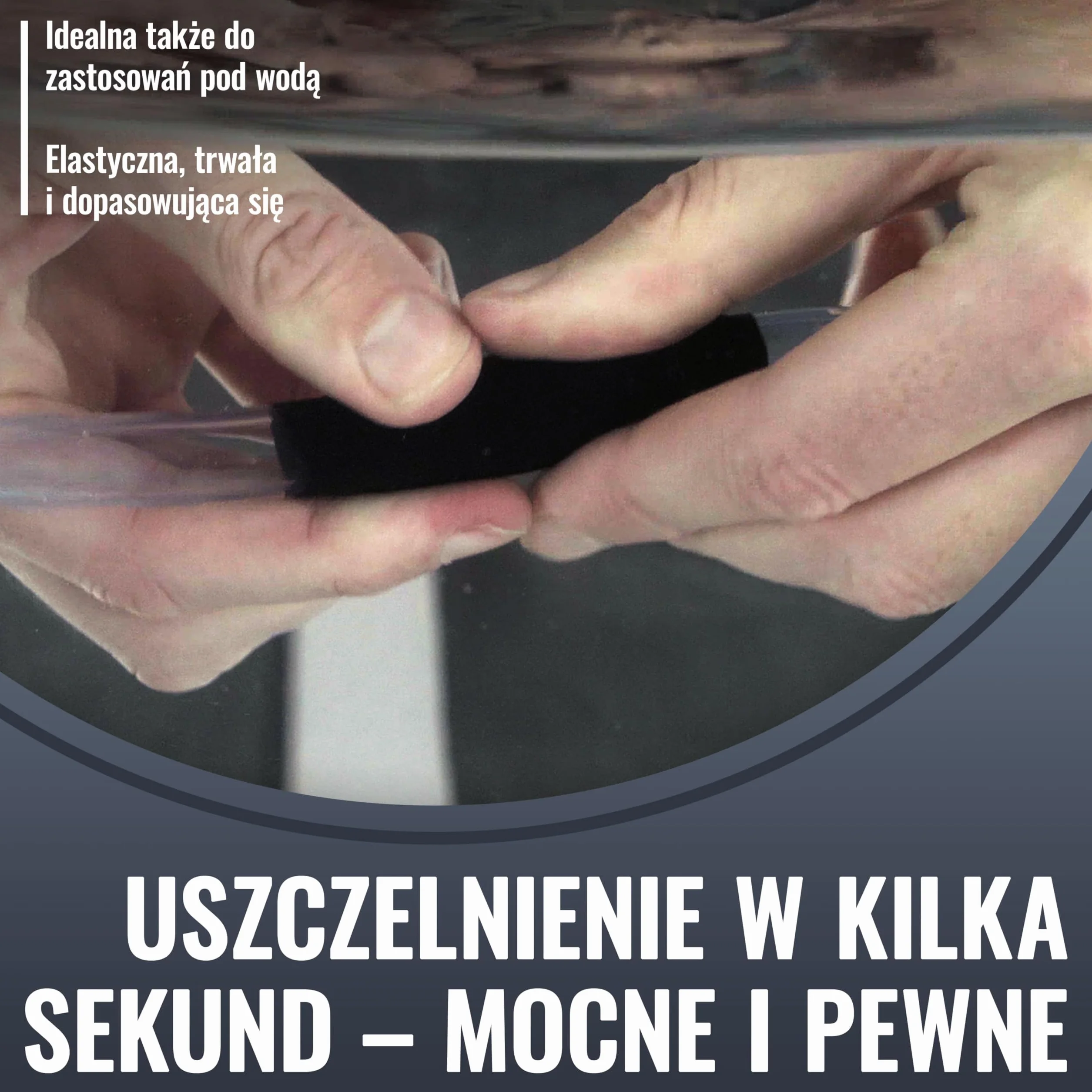 Poppstar samowulkanizująca taśma silikonowa, 3 m x 25 mm, izolacyjna i uszczelniająca (woda, powietrze), przezroczysta, 1 rolka