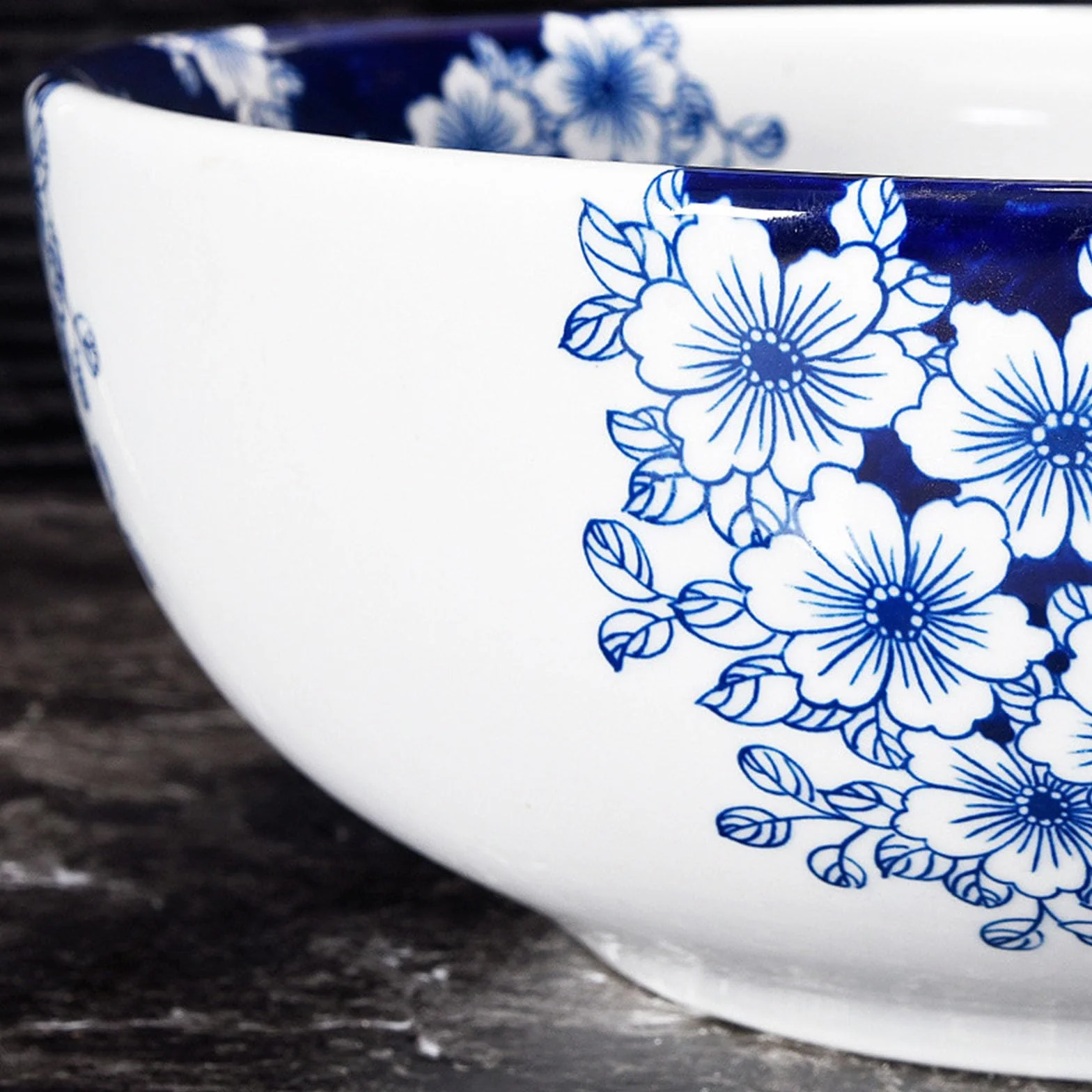 Okrągła ceramiczna umywalka nablatowa z porcelany do baru i małej łazienki - Nowoczesna umywalka łazienkowa w stylu vintage