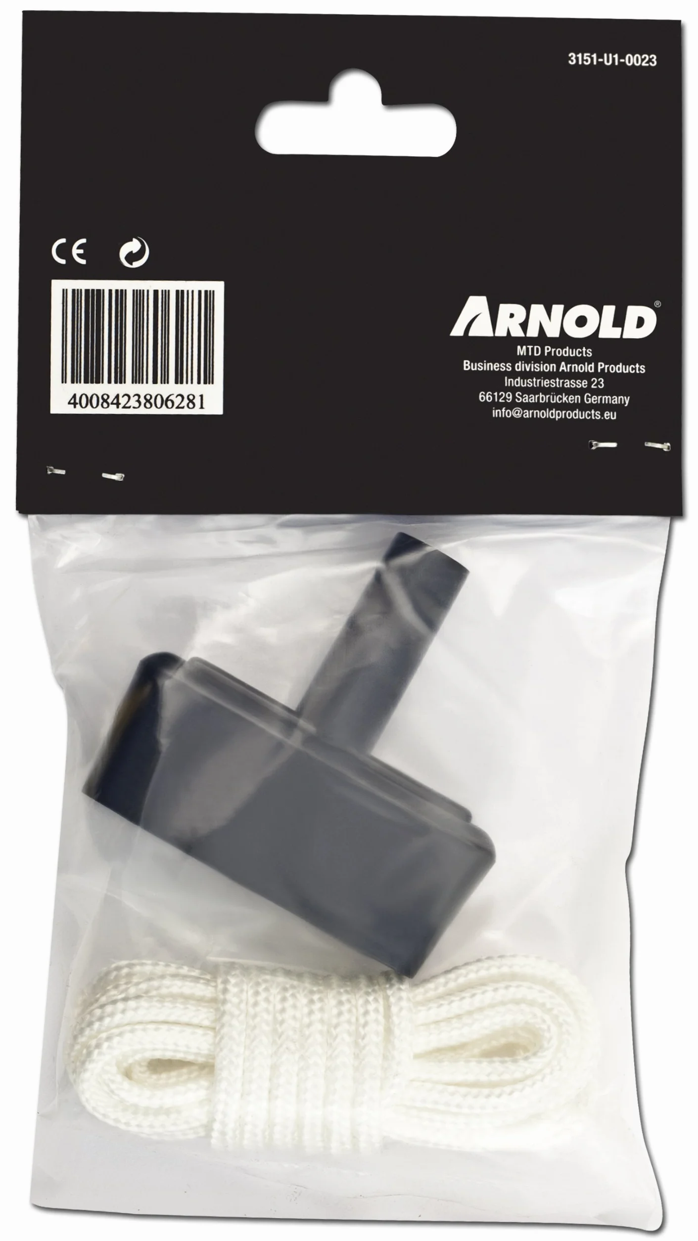 ARNOLD Uchwyt startowy z linką startową 220 cm uniwersalny
