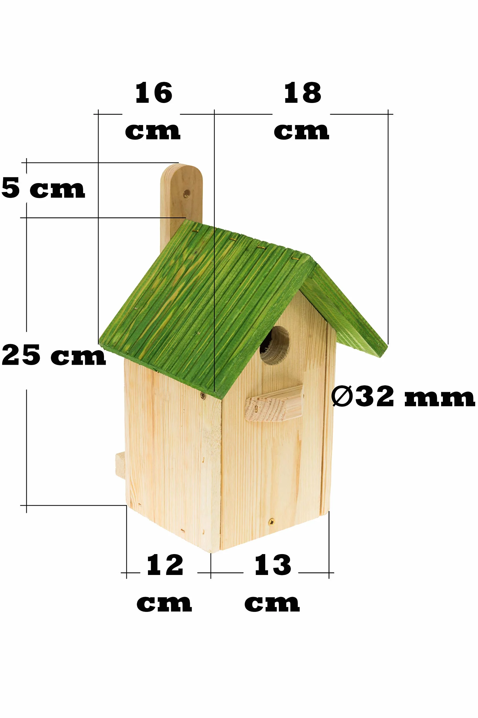 Budka lęgowa dla ptaków drewniany domek