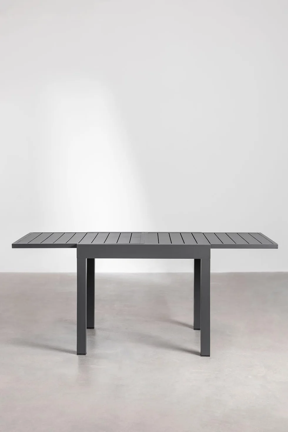 SKLUM Stół ogrodowy 90-180x90 cm rozkładany aluminiowy Starmi