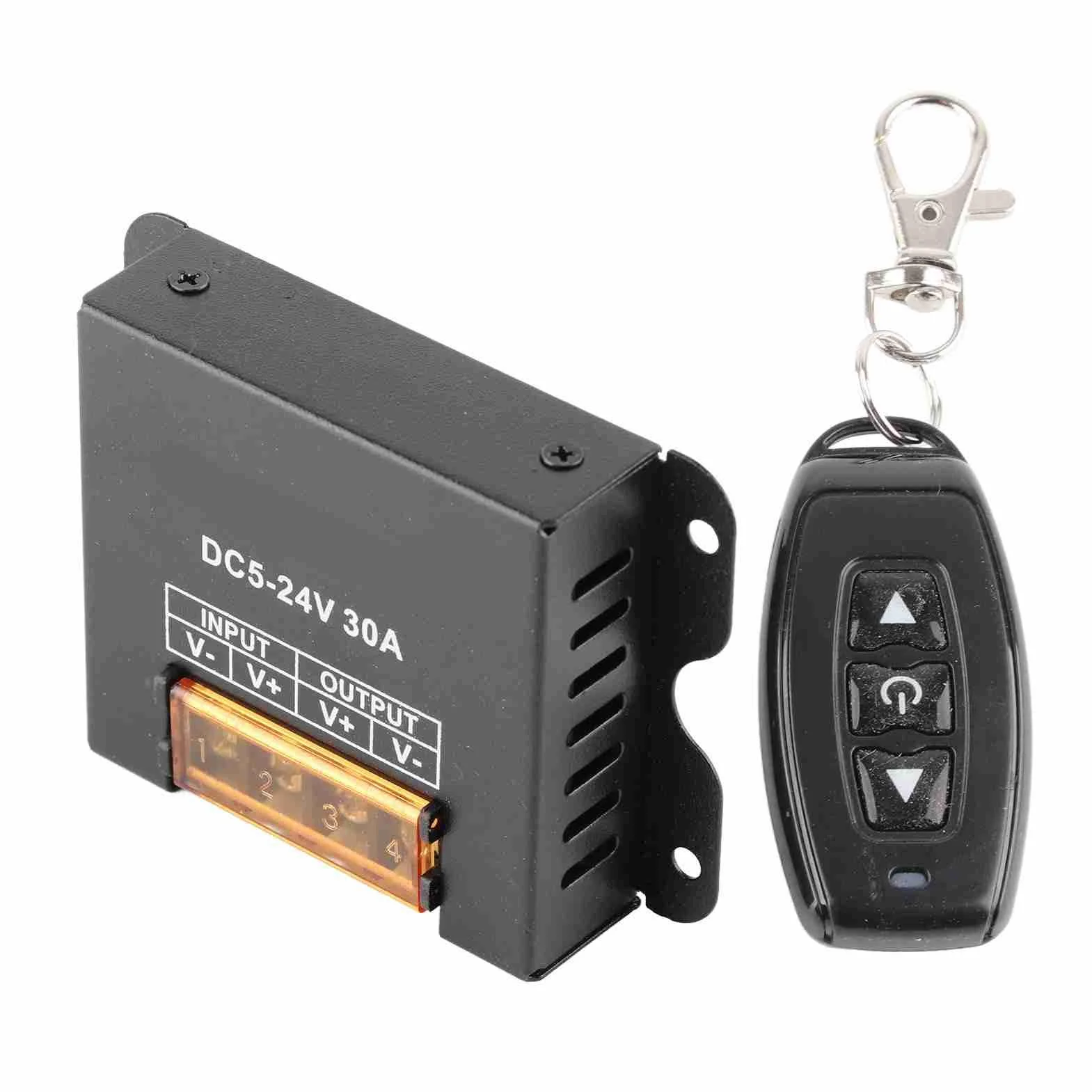 Sterownik ściemniacza LED Jednokolorowy Sterownik ściemniacza LED Monochromatyczne światło ze ściemniaczem 3 Klawisze RF Bezprzewodowy Pilot o Dużej Mocy do Jednokolorowych świateł Taśmowych