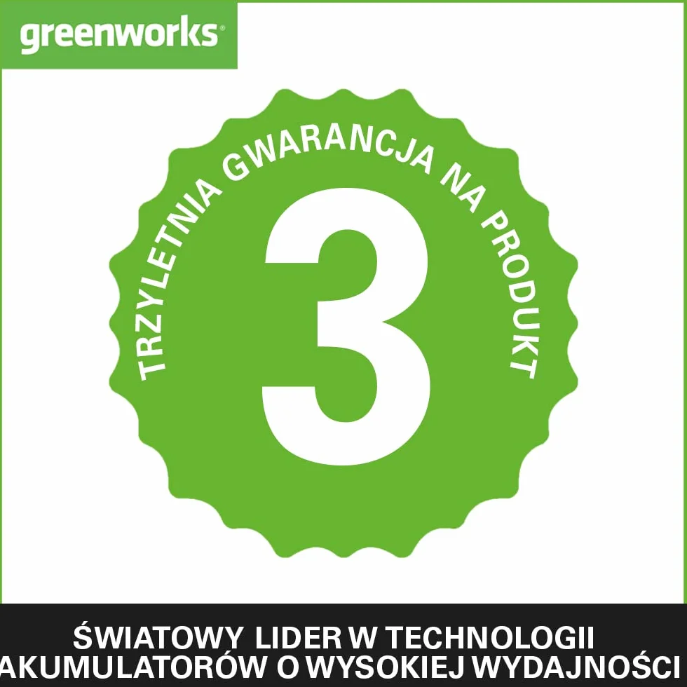 Greenworks GD40ST Akumulatorowa Odśnieżarka Jednostopniowa 51 cm 1900 obr/min 180° Bezszczotkowa