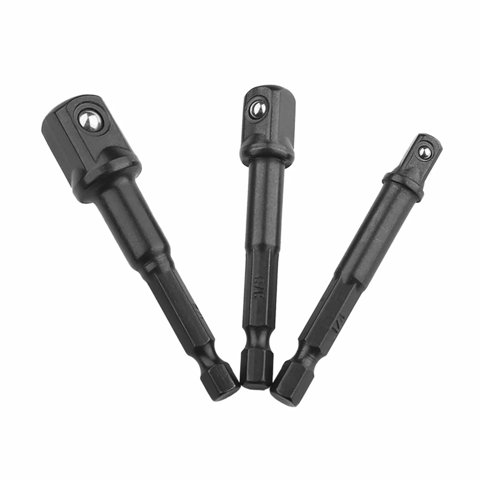 Adapter gniazdka sześciokrotnego, Zestaw wierteł do trzpienia korbowodu z przedłużką udarową i adapterem nasadki, przenośny(24pcs)