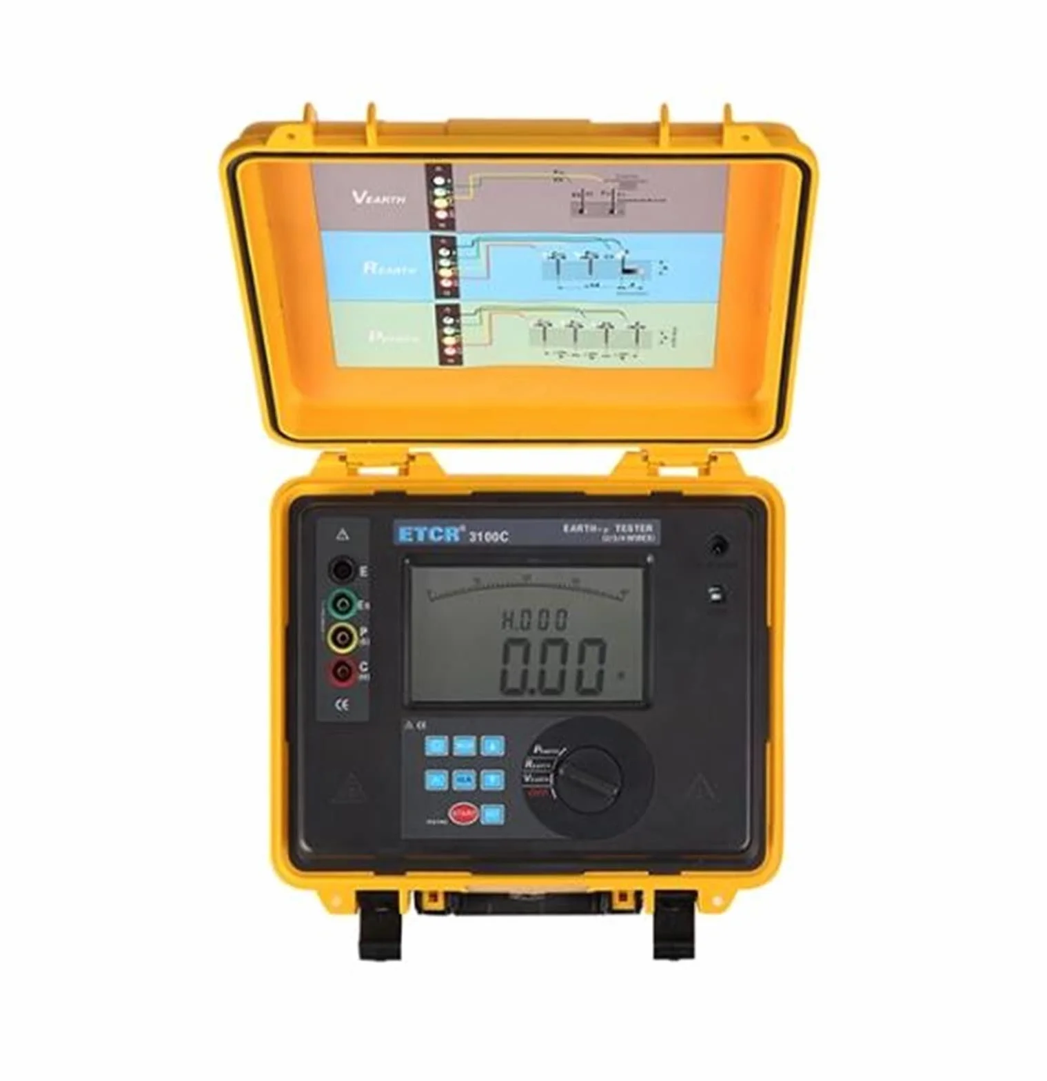 Tester oporności na ziemię ETCR3100C glebie gruntu cyfrowy tester,Wysoka precyzja
