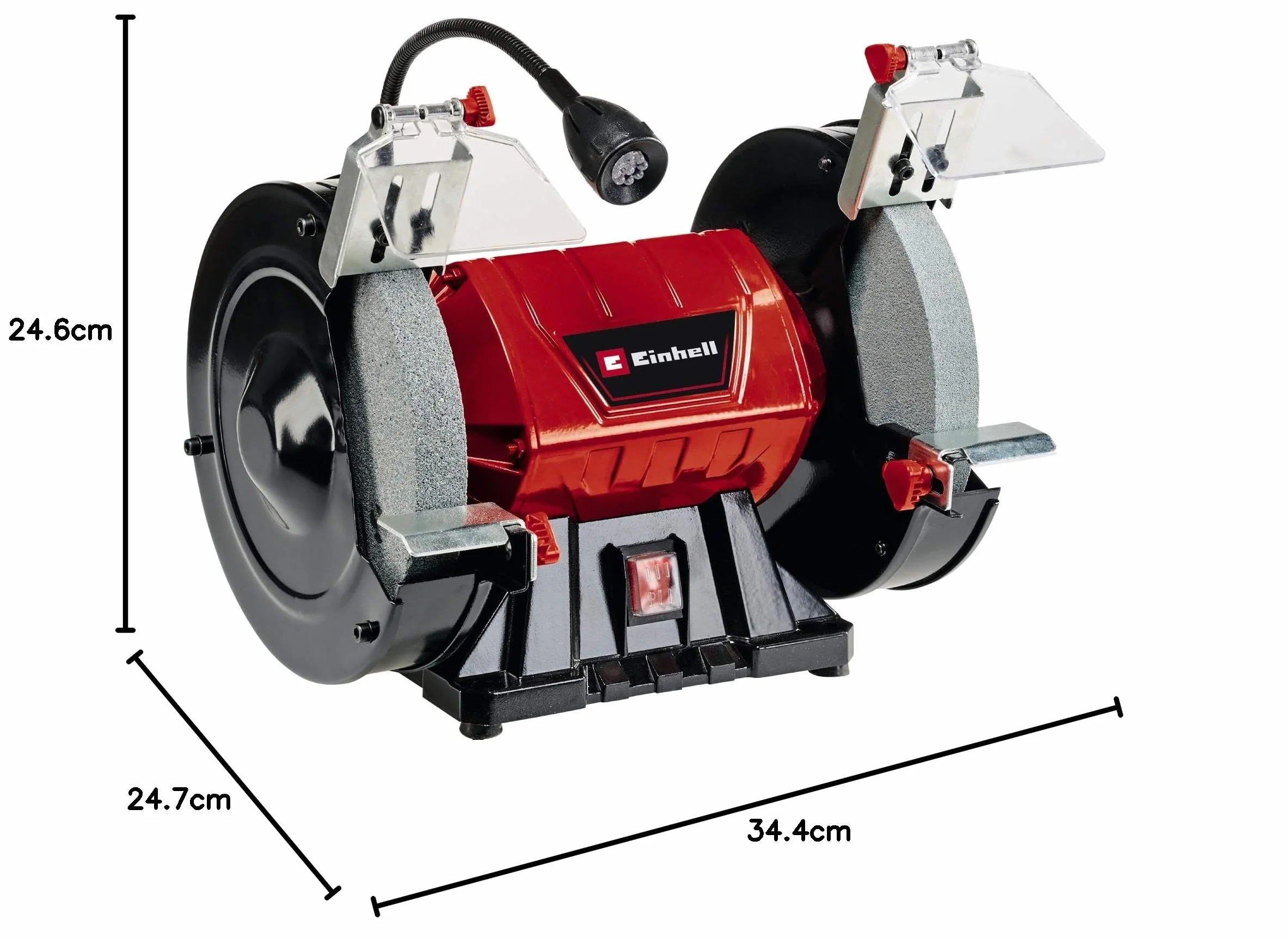 Einhell Tc-Bg 200 L Szlifierka Podwójna, Czerwony/Czarny