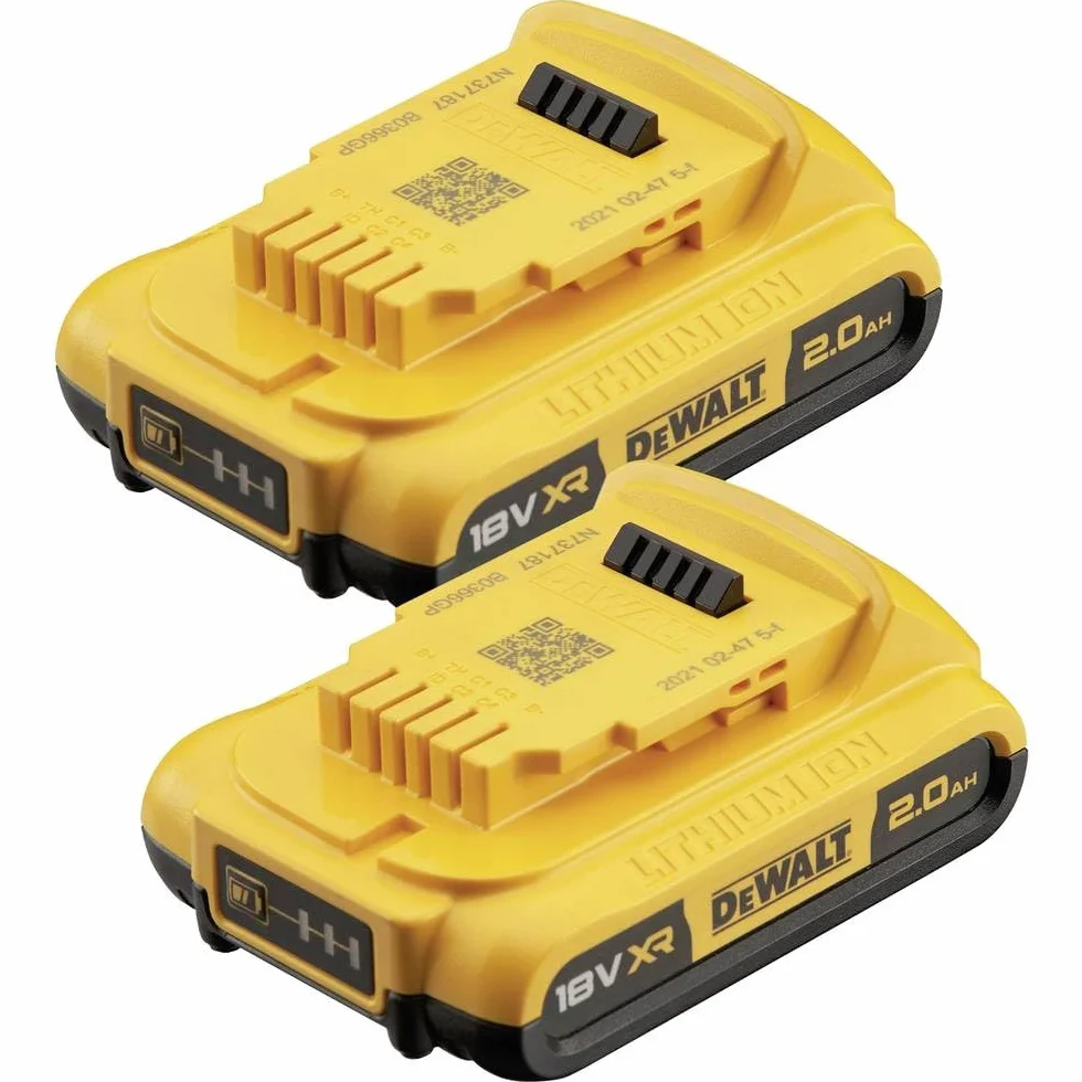 DEWALT Zestaw startowy do akumulatorów DCB183D2-XJ 18 V / 2 akumulatory 2 Ah