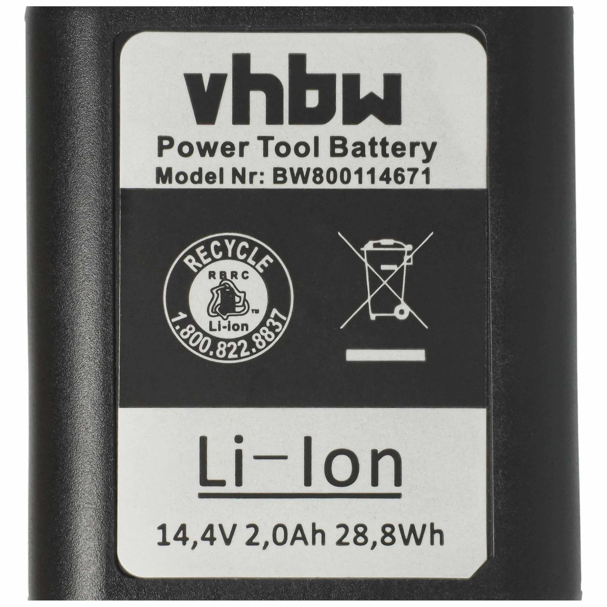 vhbw Akumulator litowo-jonowy 2000 mAh (14,4 V) kompatybilny z elektronarzędziami, narzędziami Powertools Tools Gesipa Accubird, Firebird, Firebird Gold Edition