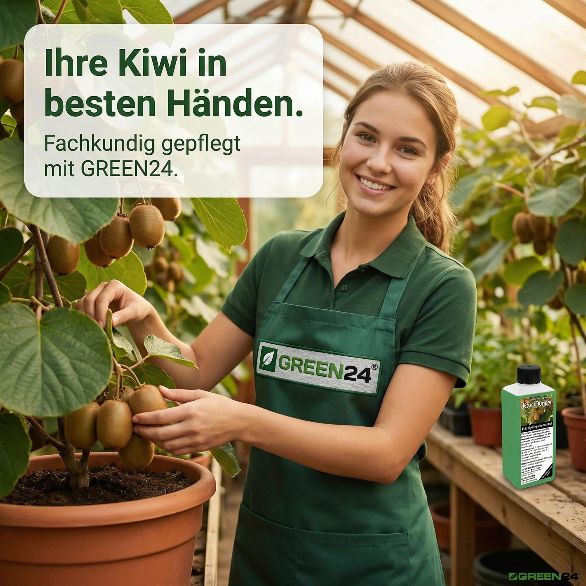 Green24 Nawóz do kiwi Actinidia deliciosa NPK, Kwietniki i doniczki