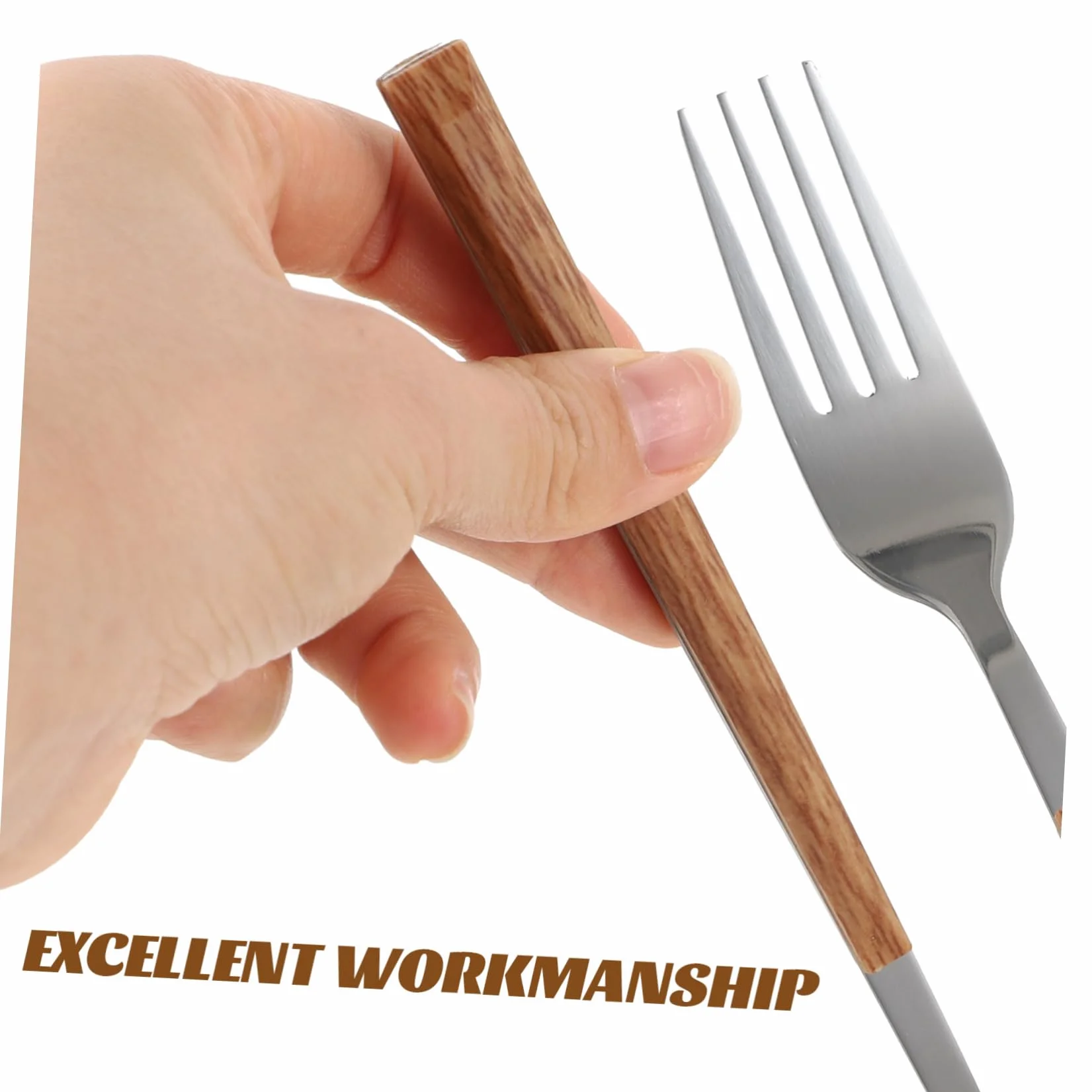 Widelec do steków ze stali nierdzewnej ergonomiczny do użytku domowego i restauracyjnego