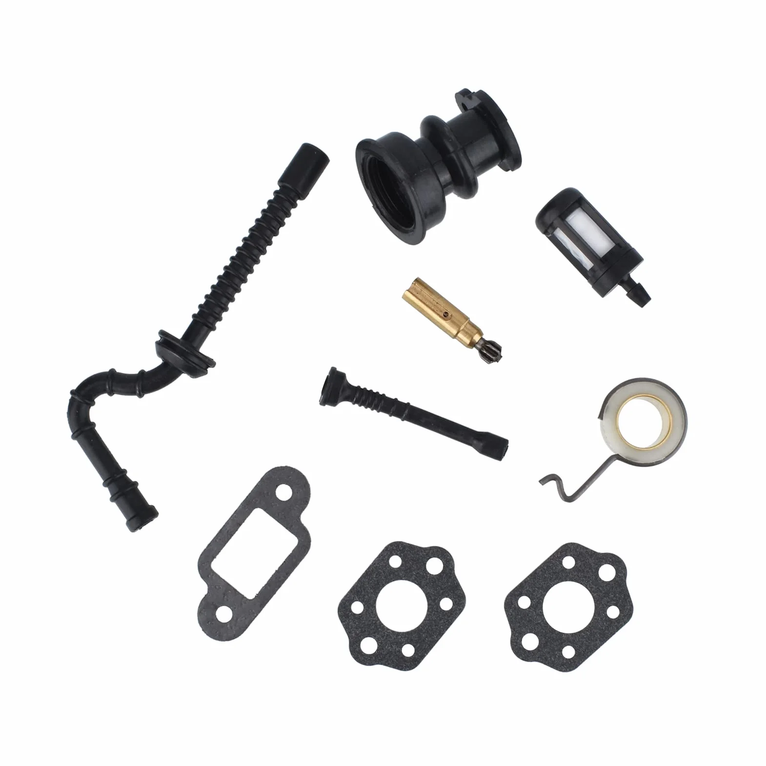 Zestaw kolektora dolotowego pompy olejowej przekładni ślimakowej filtra węża paliwowego do STIHL 025 023 021 MS250 MS230 MS210 części piły łańcuchowej