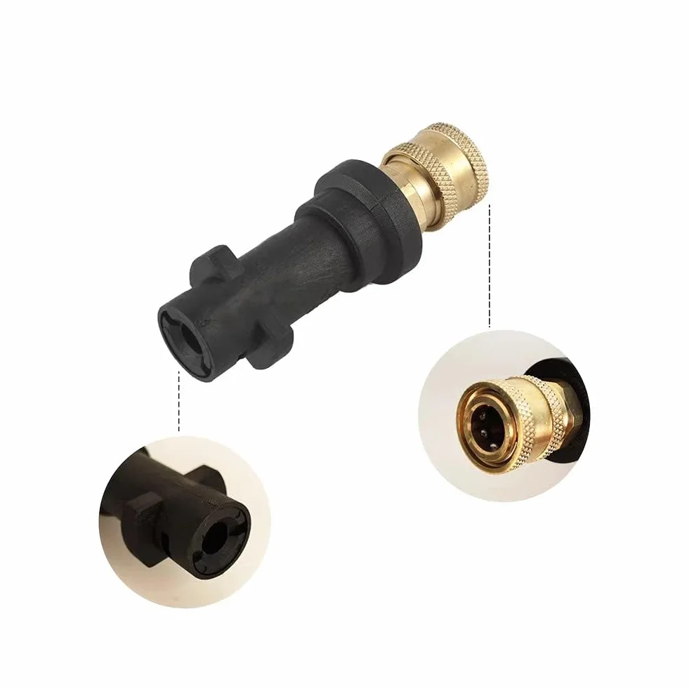 Końcówka Dyszy 1/4'' do Karcher K2 K3 K4 K5 K6 K7 Czyszczenie Ciśnieniowe Mosiężny Adapter