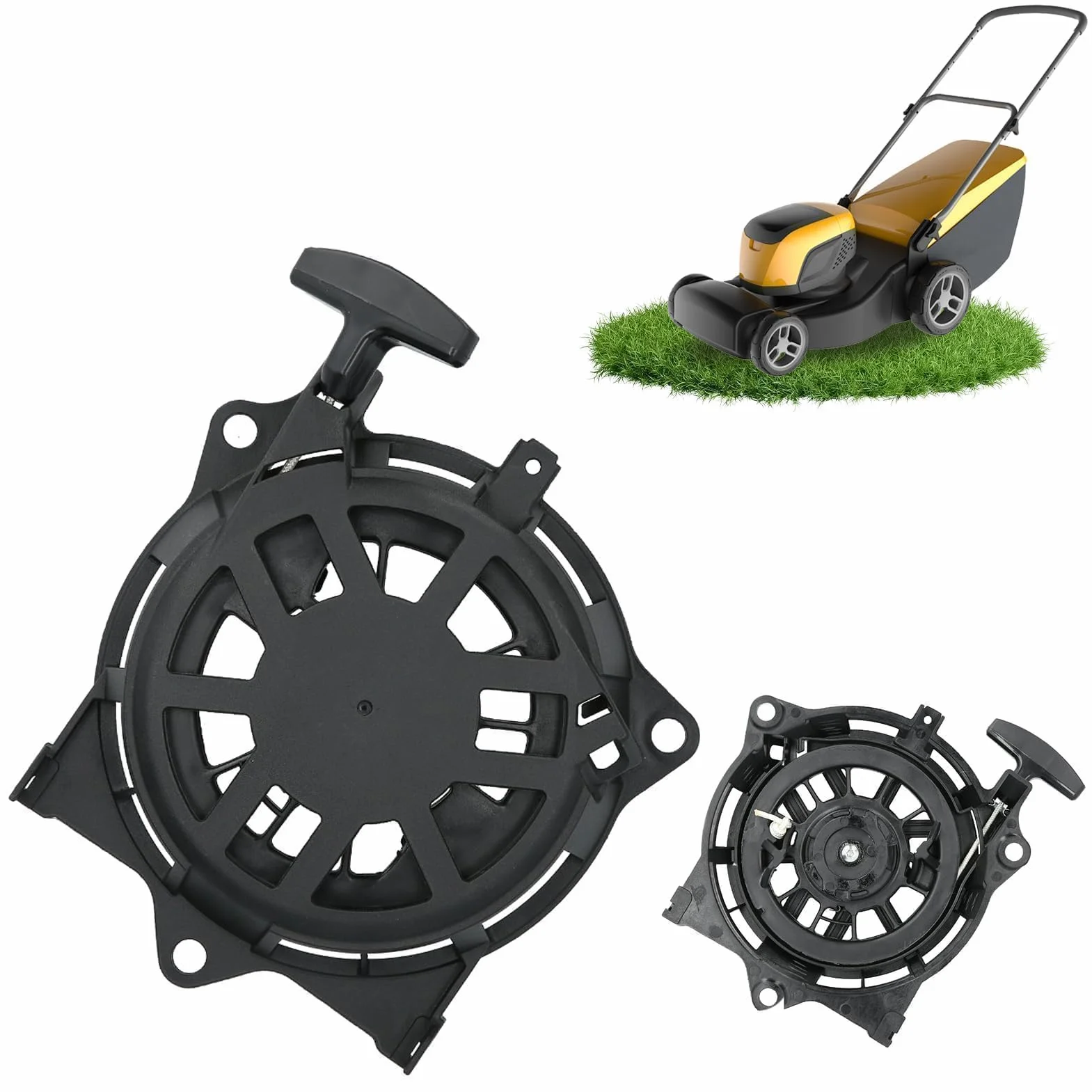Agatige Zespół rozrusznika do odrzutu do Honda GC190 GCV190 28400‑Z0M‑801