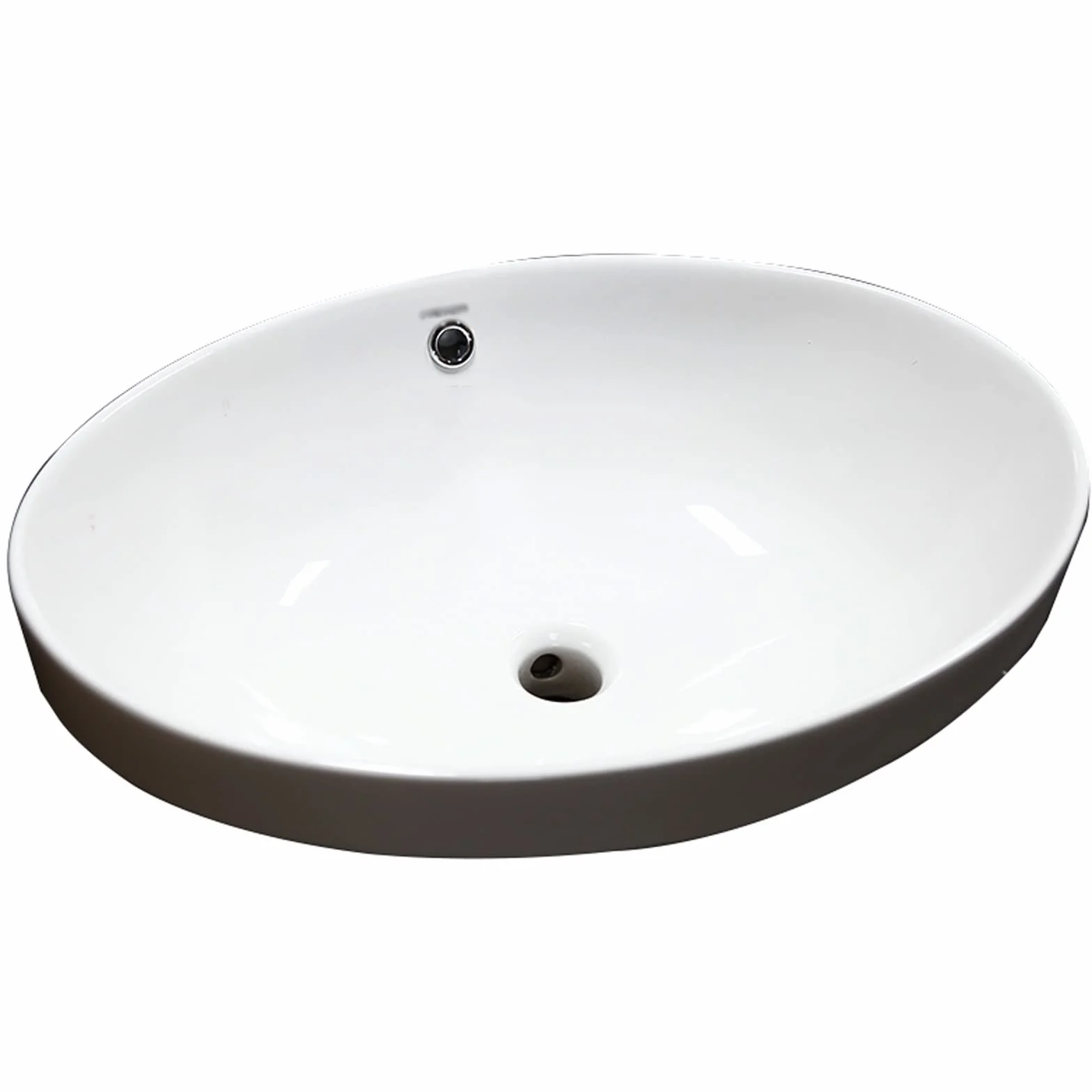 Zlewozmywak łazienkowy biały owalny zlew łazienkowy miska częściowo wpuszczana nad blatem ceramiczny zlew 56 cm x 40 cm ceramiczny blat łazienka umywalka umywalka statek zlew