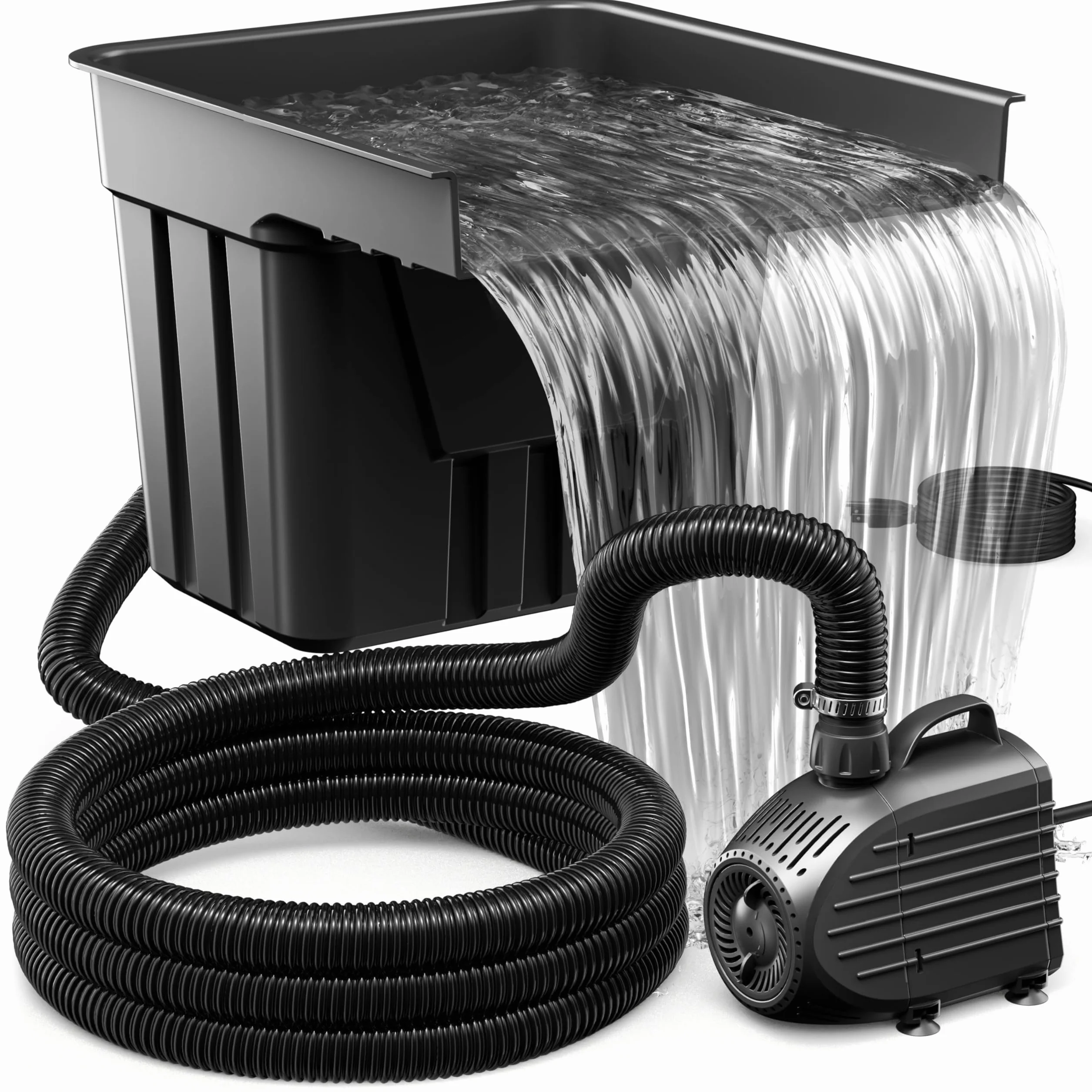 Zestaw filtrów do oczka wodnego z pompką 80 W 4500 l/h