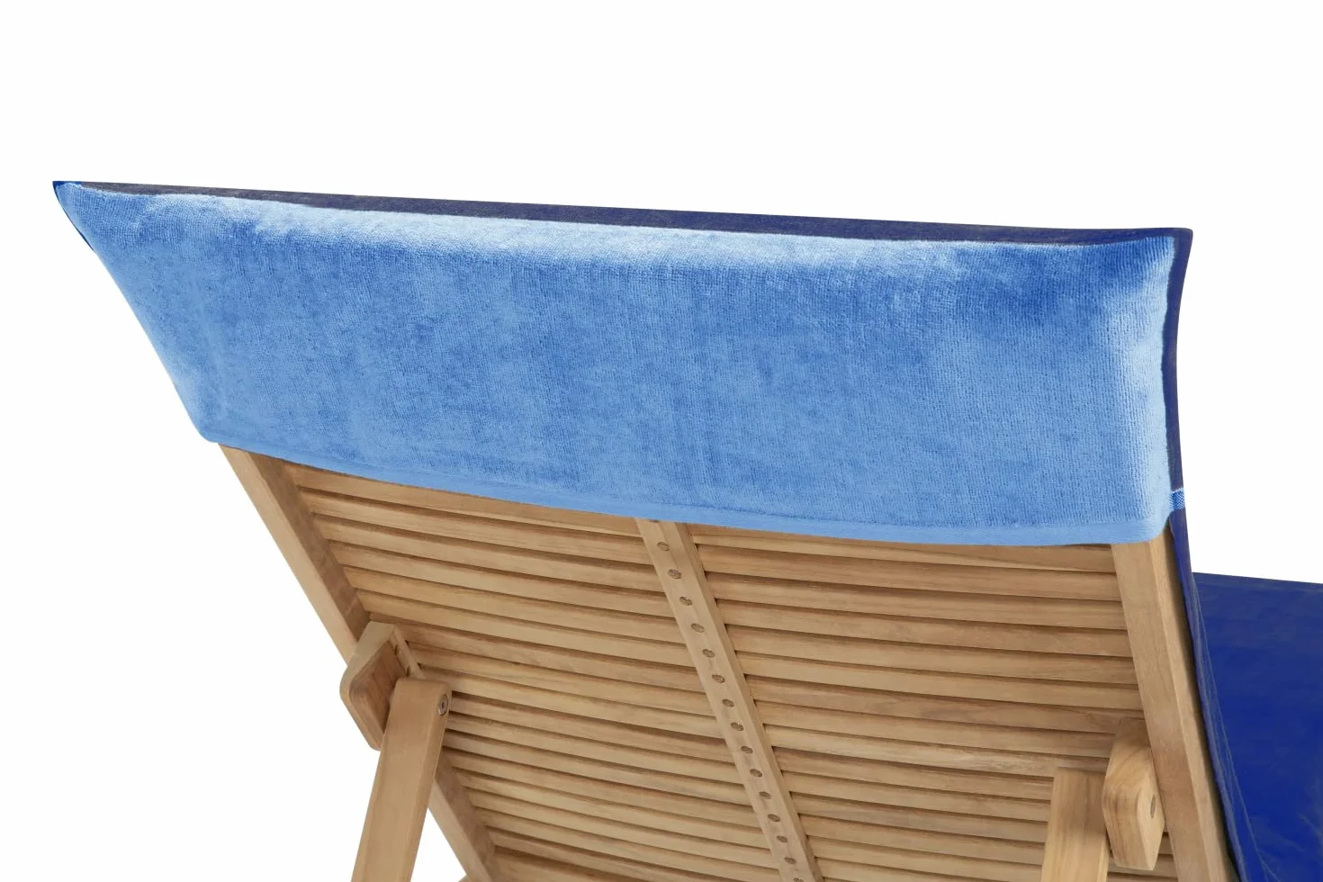 Delindo Lifestyle Pokrowiec frotte na leżankę ogrodową Tropical Sun Blue 83x200 cm 100% bawełny