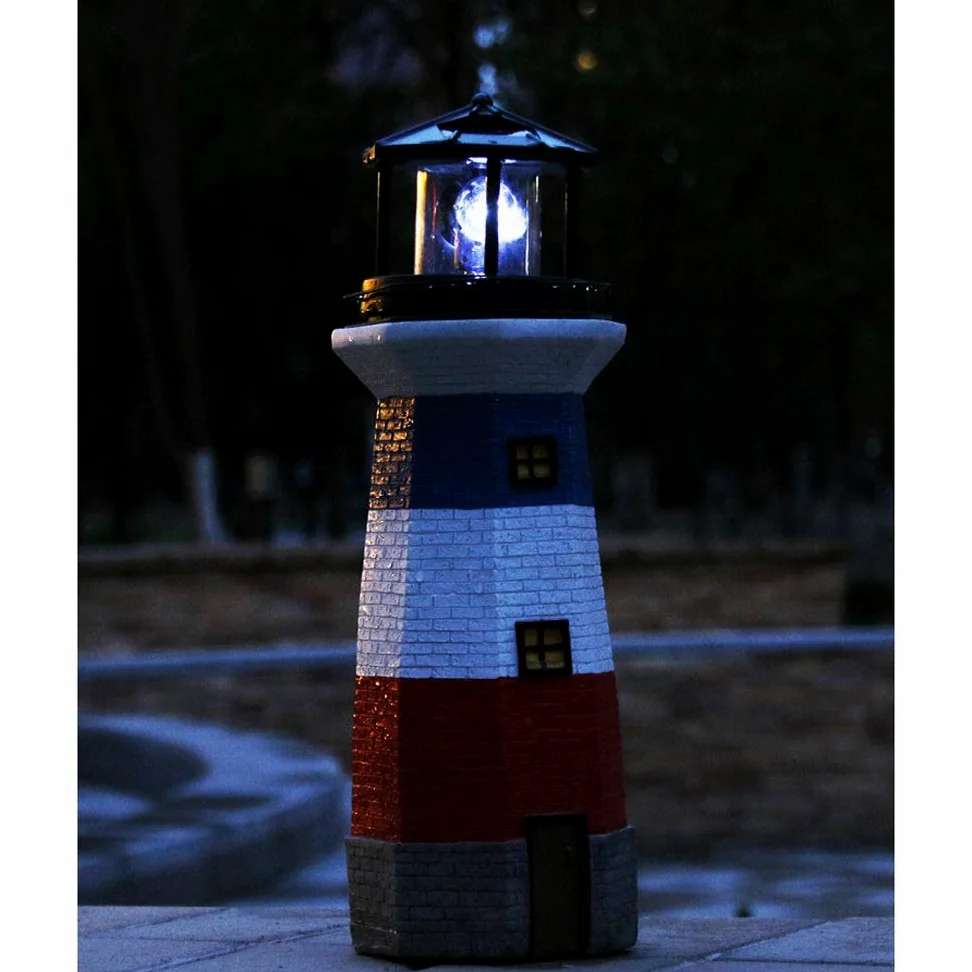 Lampa zewnętrzna, solarna lampa zewnętrzna do przedszkola D & Eacute; COR oświetlenie krajobrazu LED zasilana energią słoneczną lampa latarnia morska atrakcja turystyczna dekoracyjna