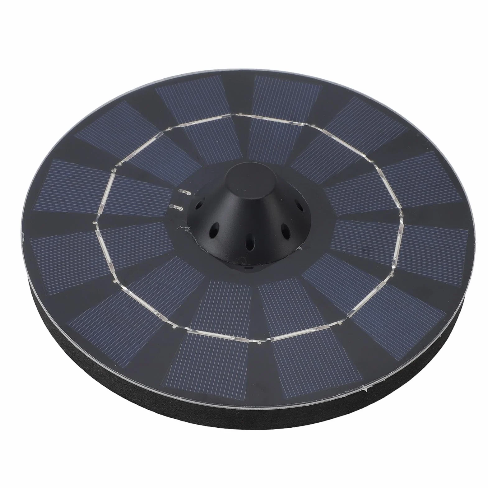 Solarna Pompa Fontannowa 2,5 W Napowietrzacz Stawu z Wężami Powietrznymi i Kamieniami Bąbelkowymi