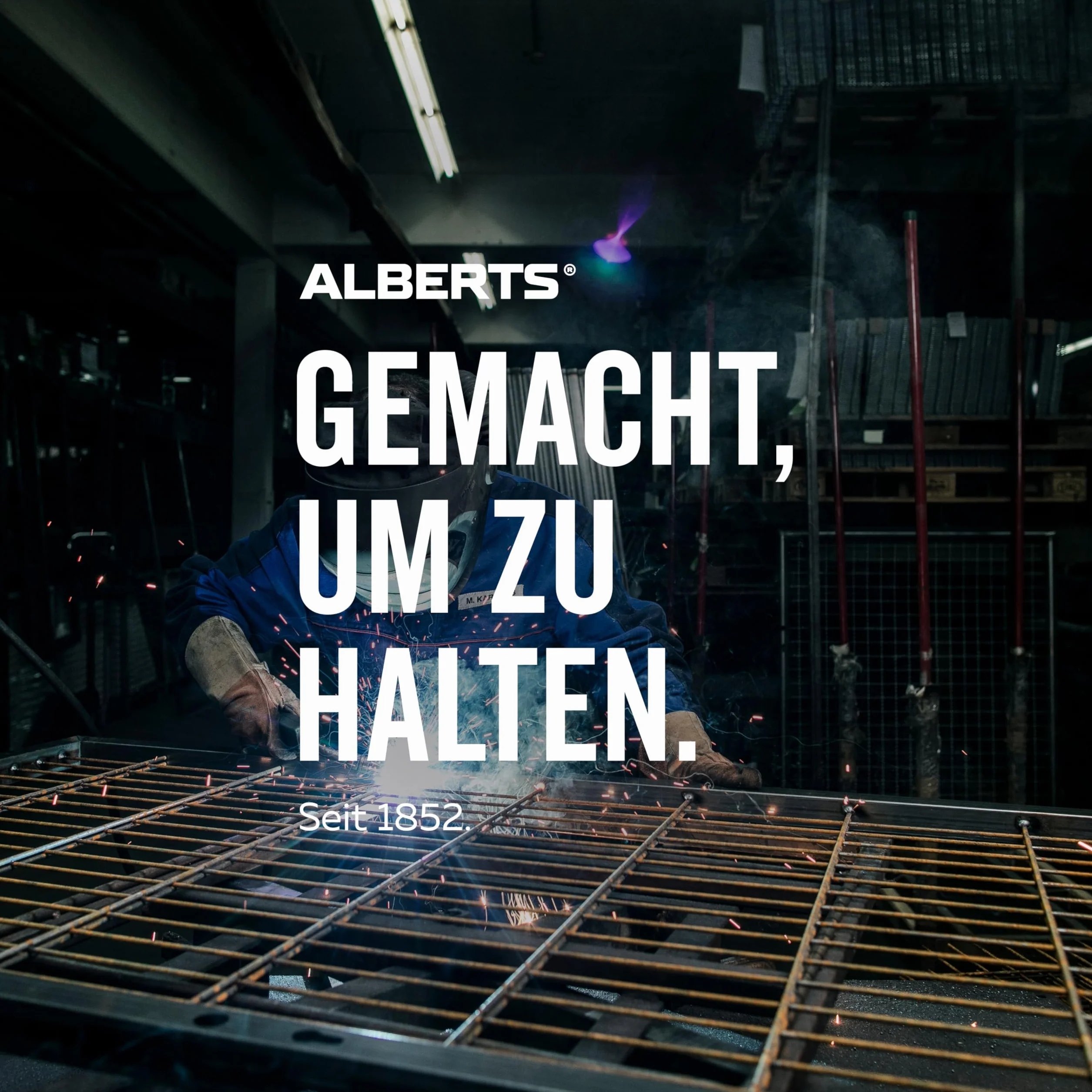 Alberts 654382 Nakładka na słupki metalowe kwadratowe | do przyspawania | stal | 60 x 40 mm | zestaw 10 szt.