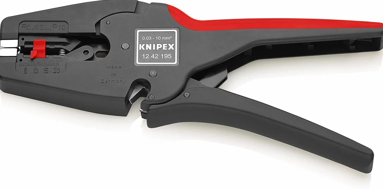 KNIPEX MultiStrip 10 Szczypce automatyczne do ściągania izolacji w blister 195 mm, 12 42 195 SB