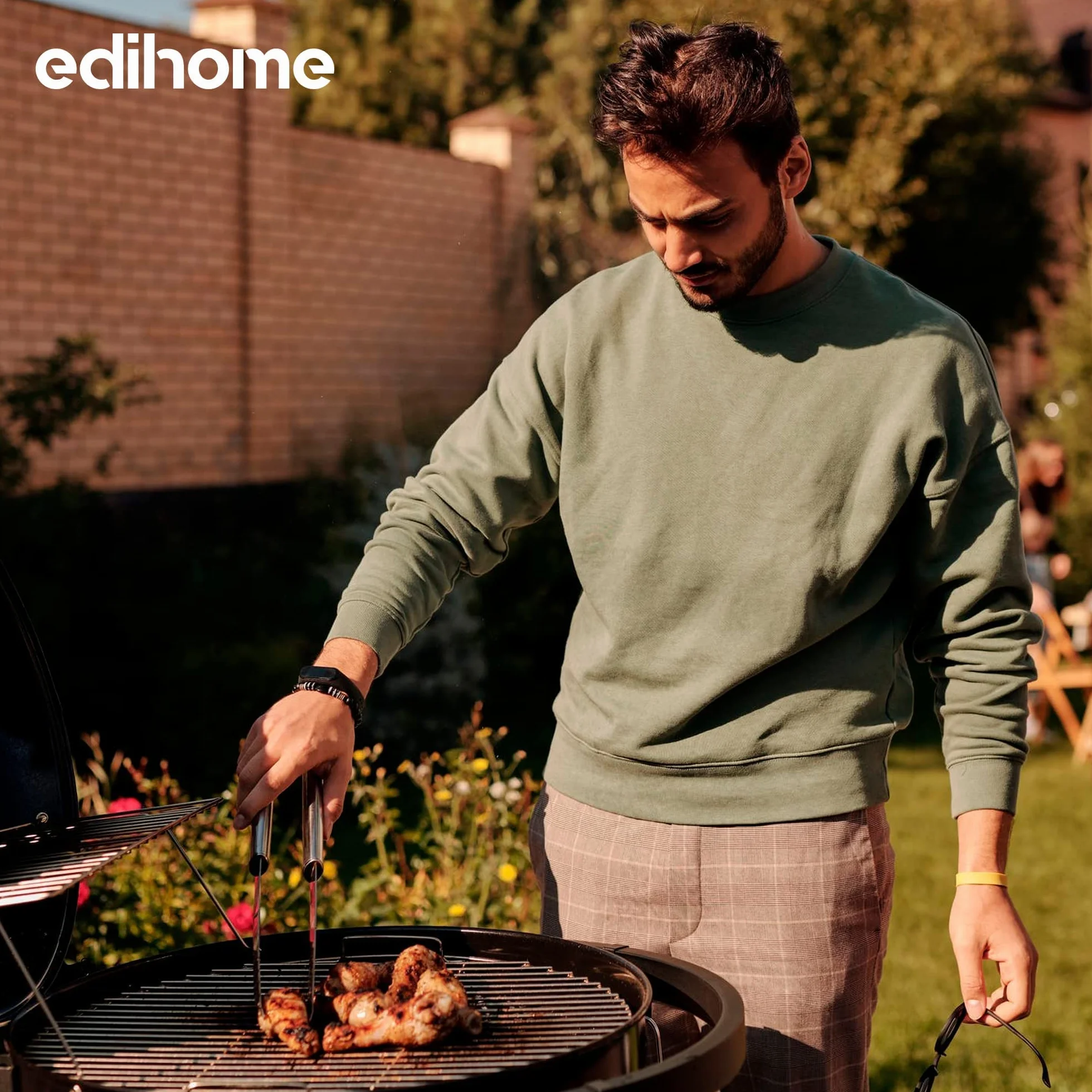 Edihome Edih-0032 Przybory do Grilowania, Srebrny, 25 sztuk
