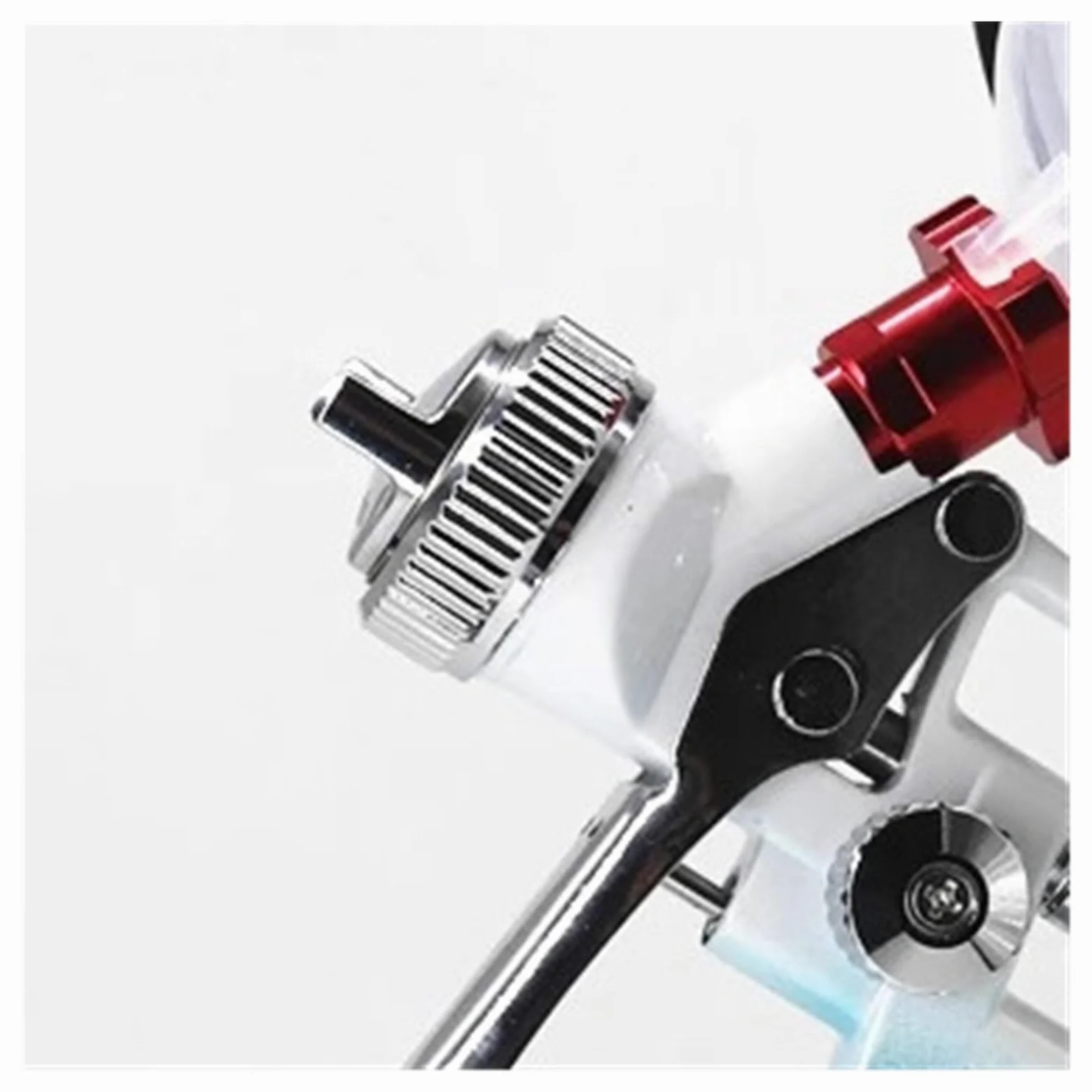 Dysza Pistoletu Natryskowego 1,3 I,8 Mm Ze Zbiornikiem Mieszającym 400CC Adapterem Pistolet Do Lakieru Samochodowego Lakierowania Farby 4000B Na Sprężone Powietrze Wysoka Precyzja Atomizacji(B)