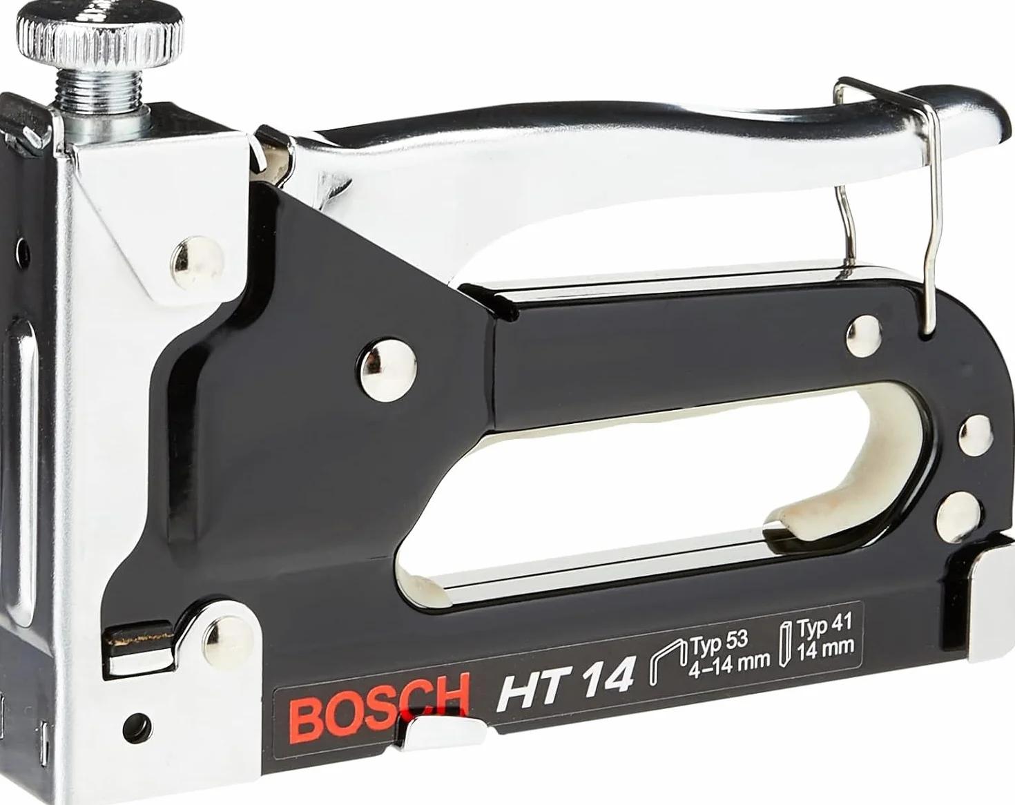 Bosch Zszywacz ręczny HT 14 (drewno, typ zszywek 53) & Bosch Accessories Zszywka z cienkiego drutu, typ 53 11,4 x 0,74 x 10 mm