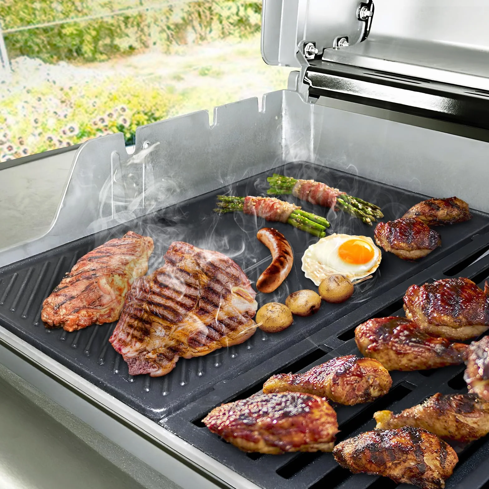 Weber GFTIME ruszt do grilla 44,5 cm żeliwny część zamienna do Spirit E210/220 S210/220