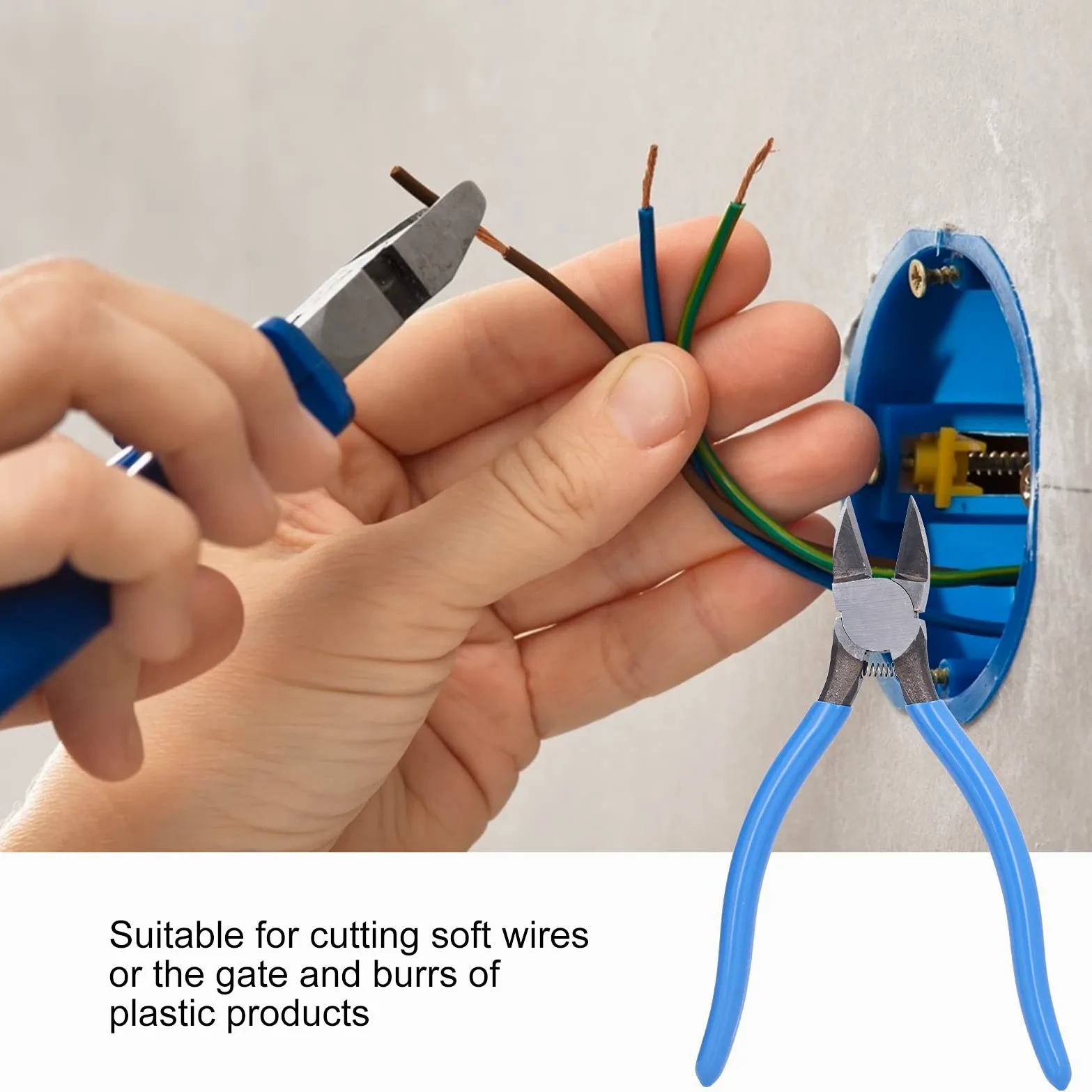 Zestaw szczypiec kombinowanych DIY Professional Repair, szczypce diagonalne chromowane, narzędzia i sprzęt do nitowania, szczypce do cięcia drutu ze stali wanadowej, miniaturowe szczypce tnące boczn
