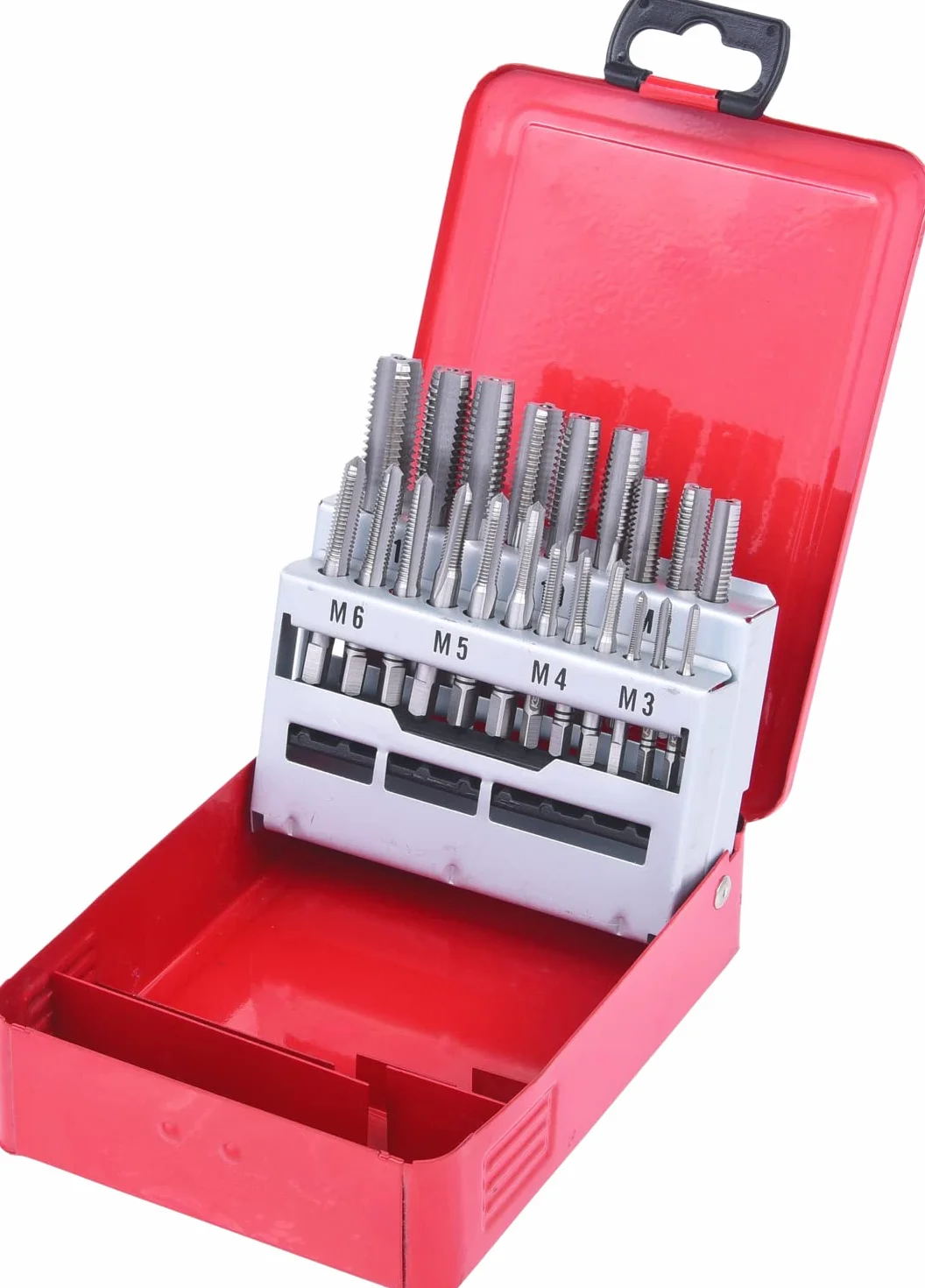 KS Tools 336.0621 HSS Zestaw gwintowników recznych Mw opakowaniu z blachy stalowej, 21-szt