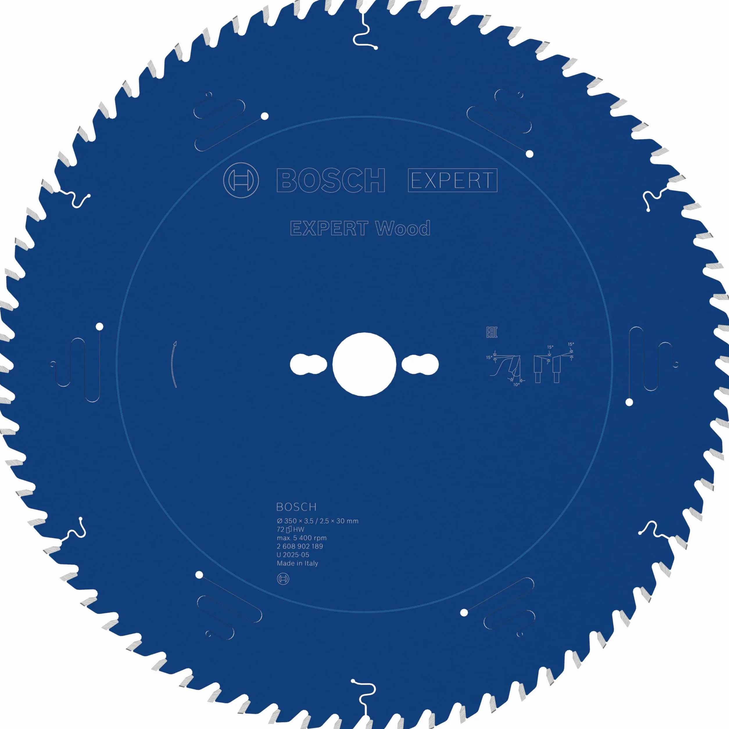 Bosch 1x Tarcza pilarska EXPERT Wood (do Miękkie drewno, Ø mm, Professional Akcesoria Przewodowa stołowa pilarka tarczowa)