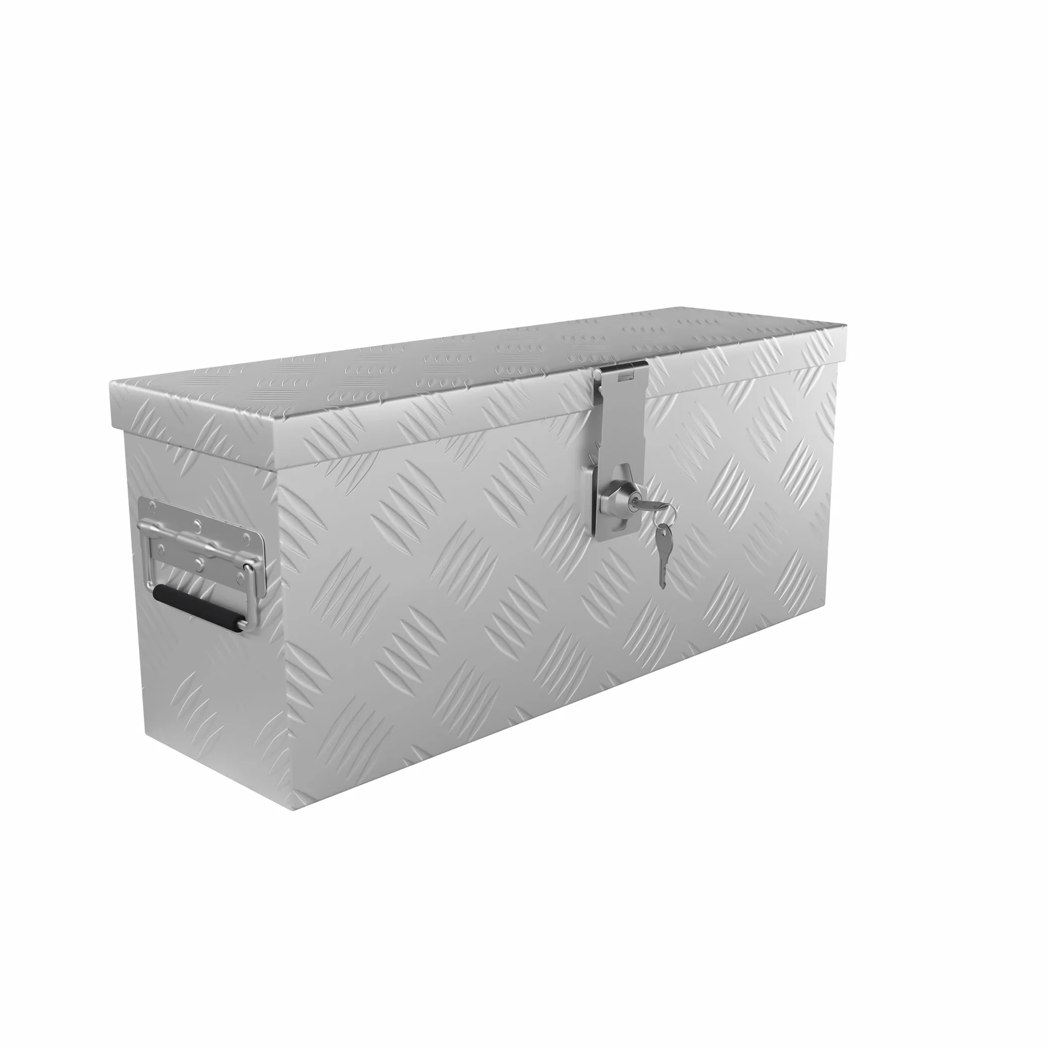 XMTECH Aluminiowa skrzynka transportowa, 18 l, skrzynka do przechowywania, skrzynka aluminiowa, kolor srebrny, skrzynka transportowa, skrzynka na narzędzia